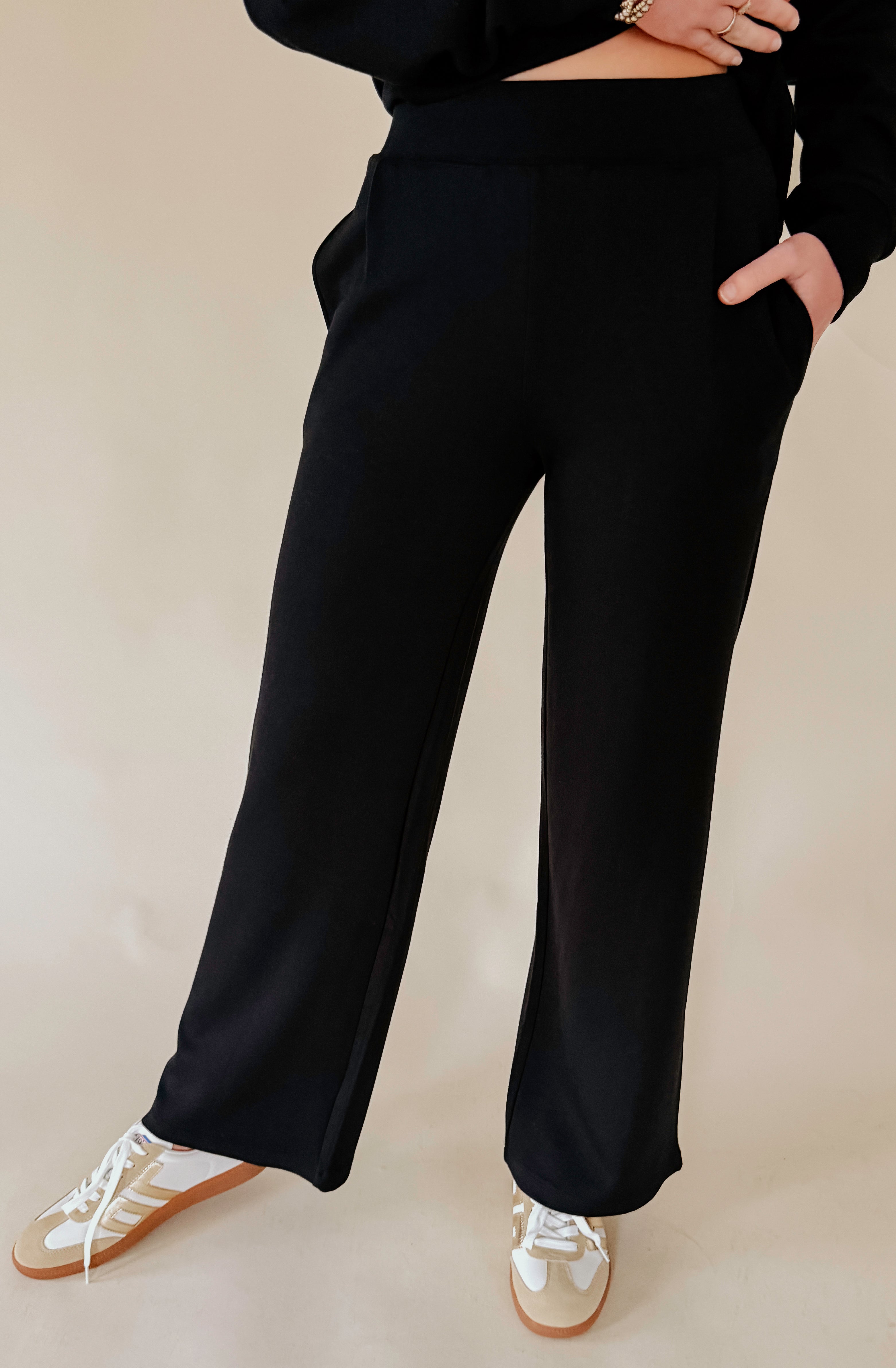 SOFTIES DREAMTECH COWL NECK WITH PLEAT PANT