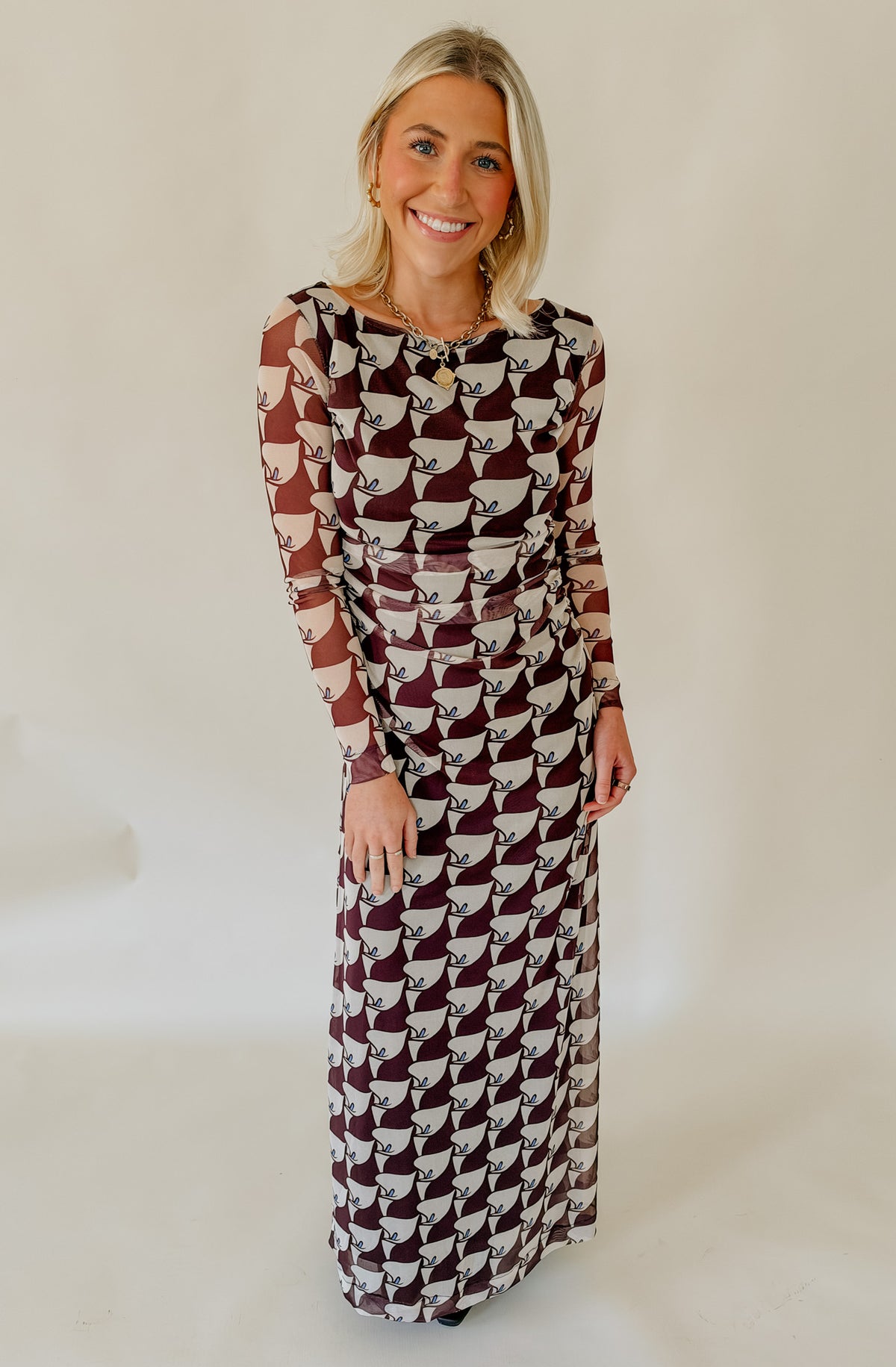 DRESS TO RIO PUREZA RUCHED MAXI DRESS