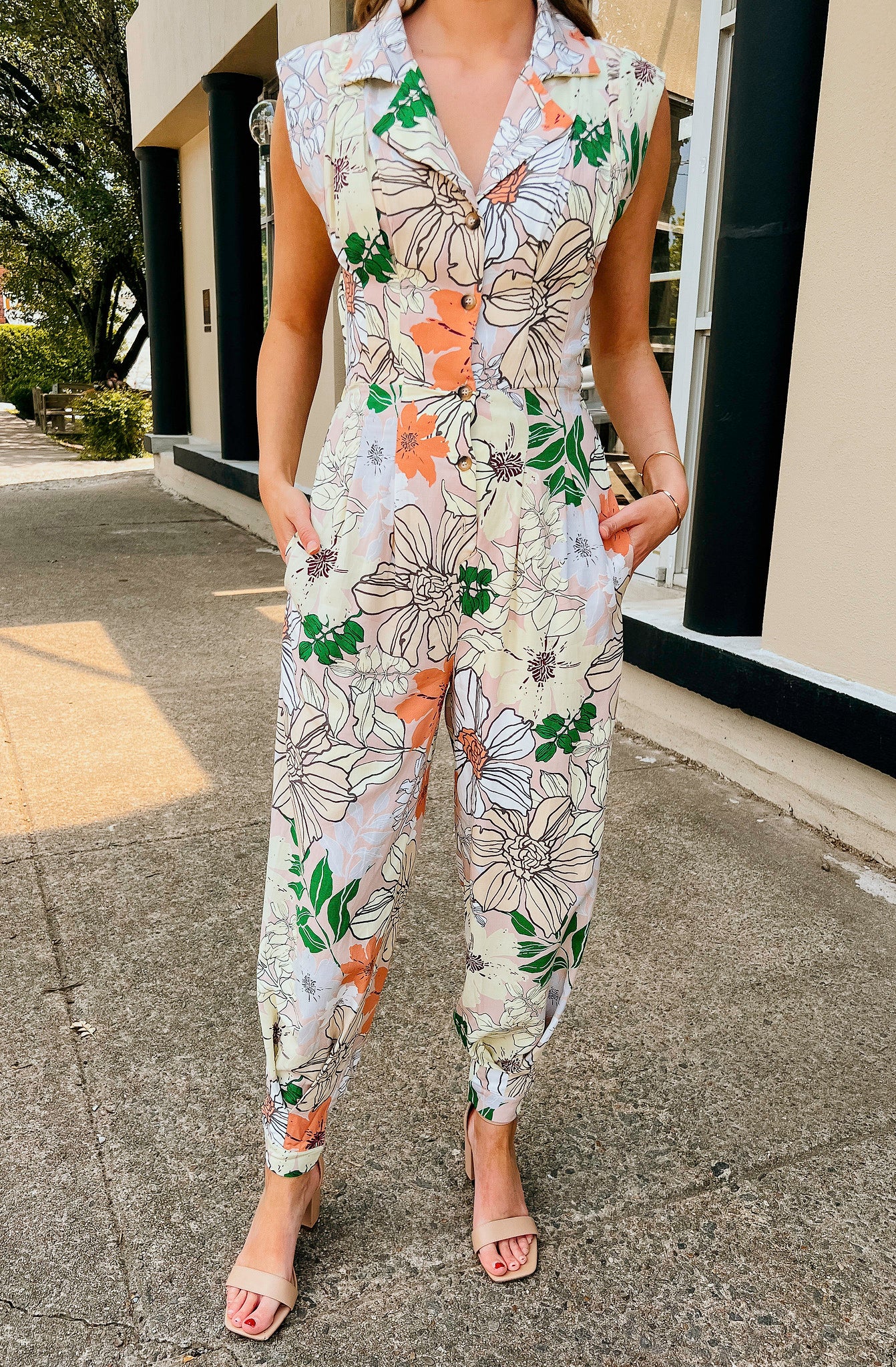 THE GRACIE BUTTONED JUMPSUIT