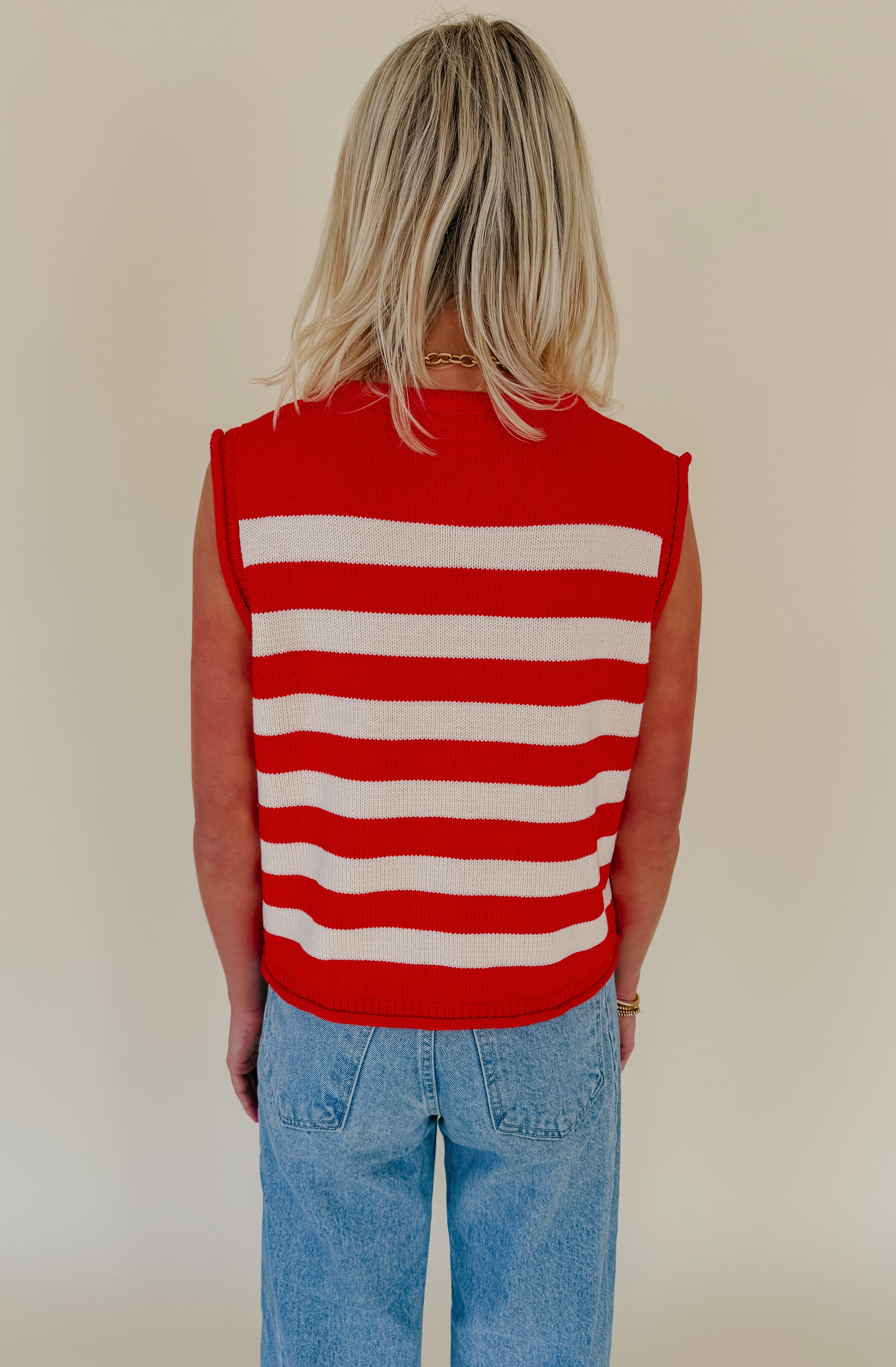 STRIPED TO PERFECT SWEATER TANK