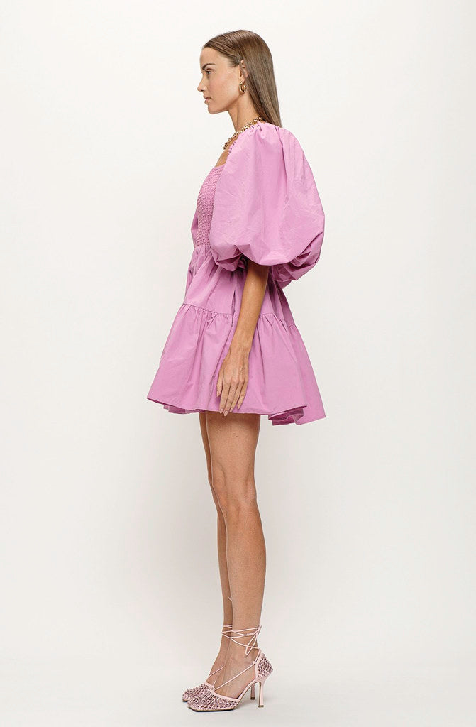 THE MADI PUFF SLEEVE DRESS