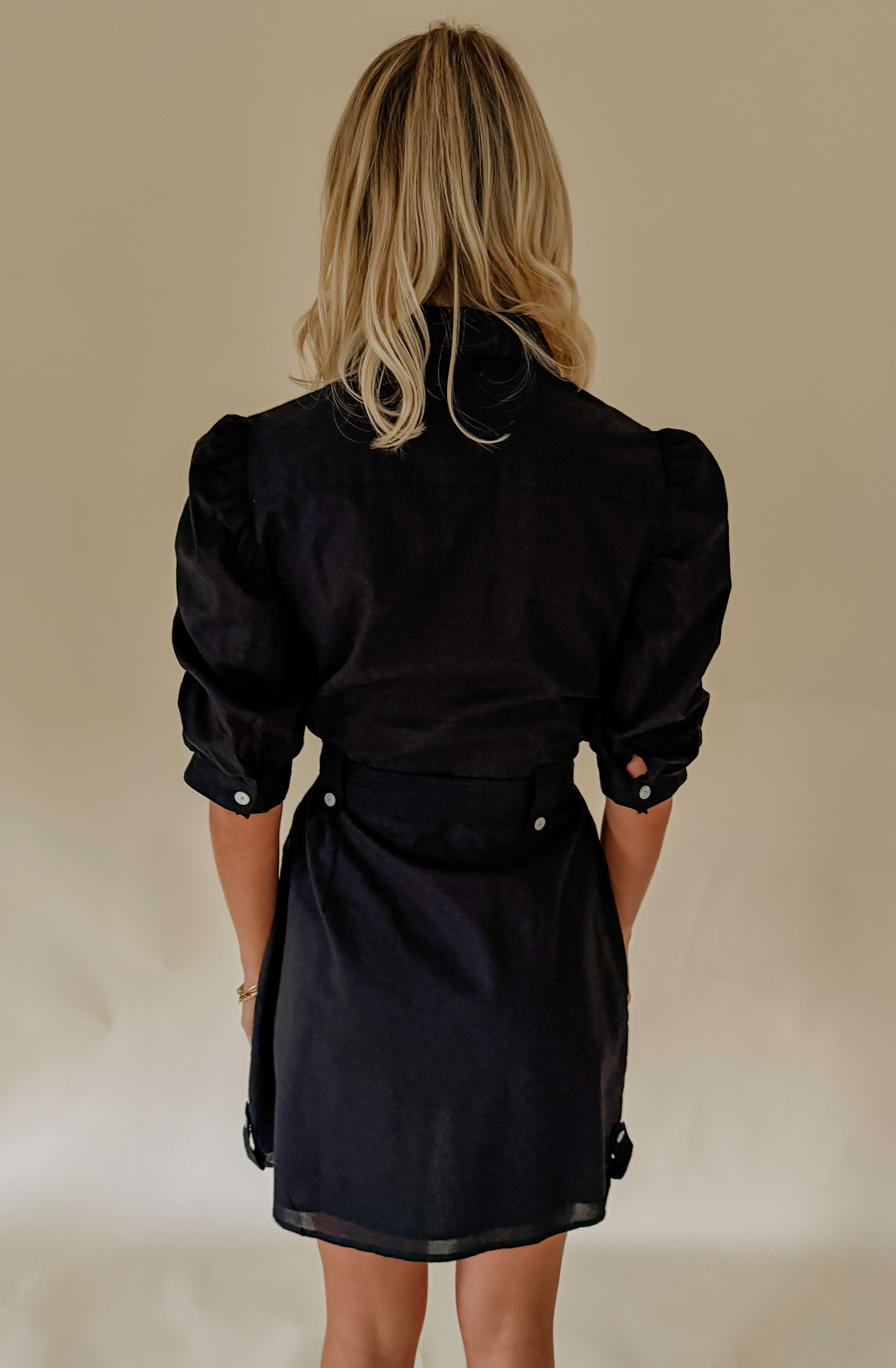 CIEBON LUCY EMBROIDERED MINI DRESS