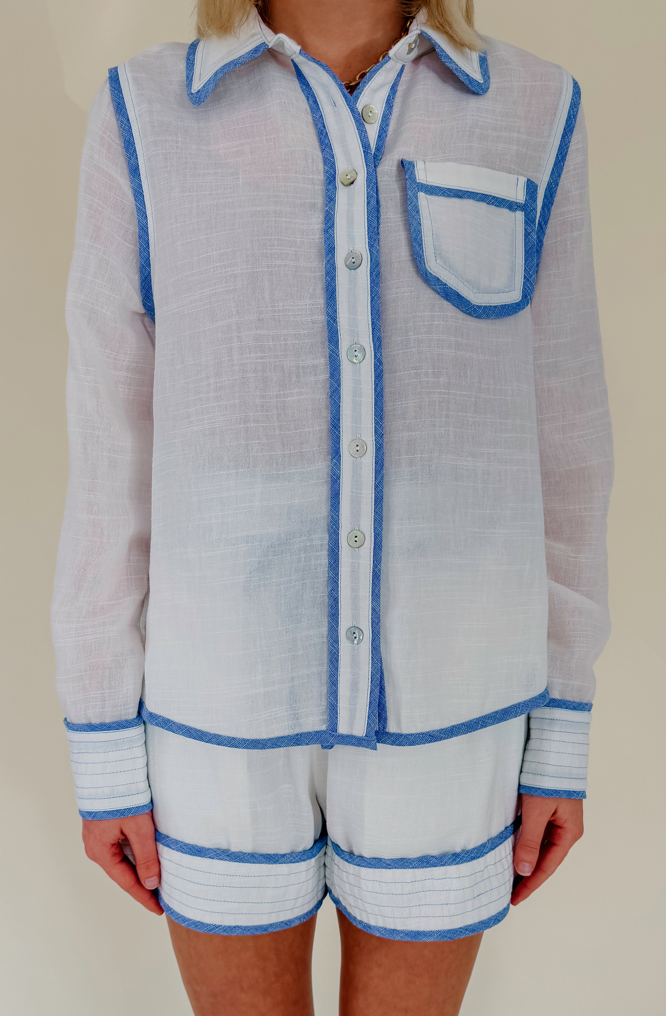OCEAN FRONT BUTTON DOWN