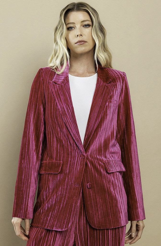 HI BARBIE CORDED BLAZER