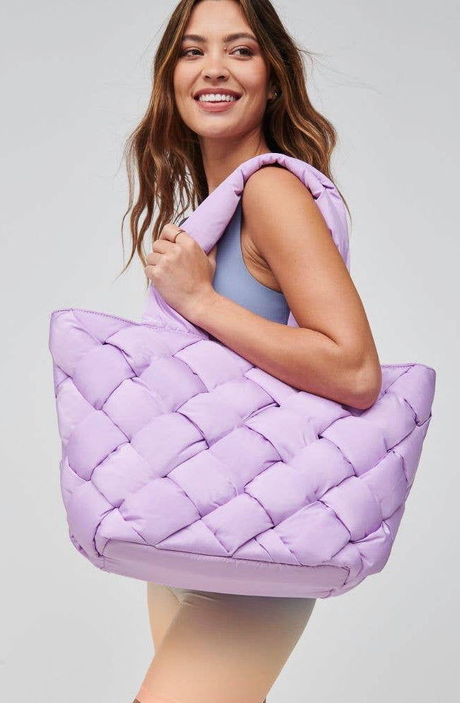 LARGE PUFFER TOTE