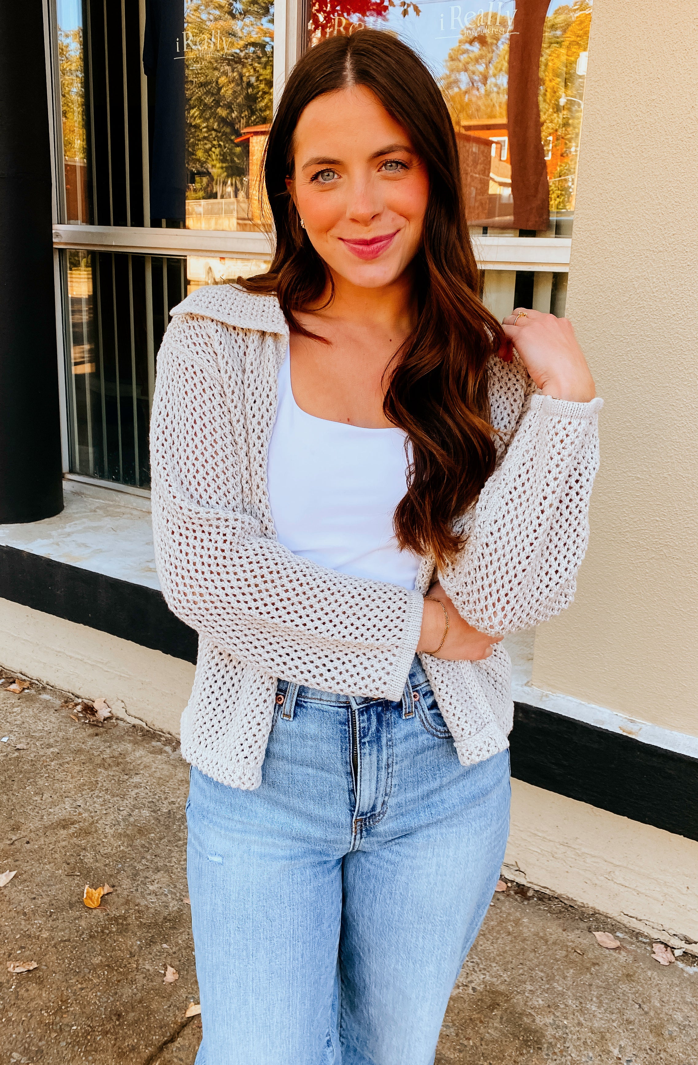 THE JETT OPEN SWEATER