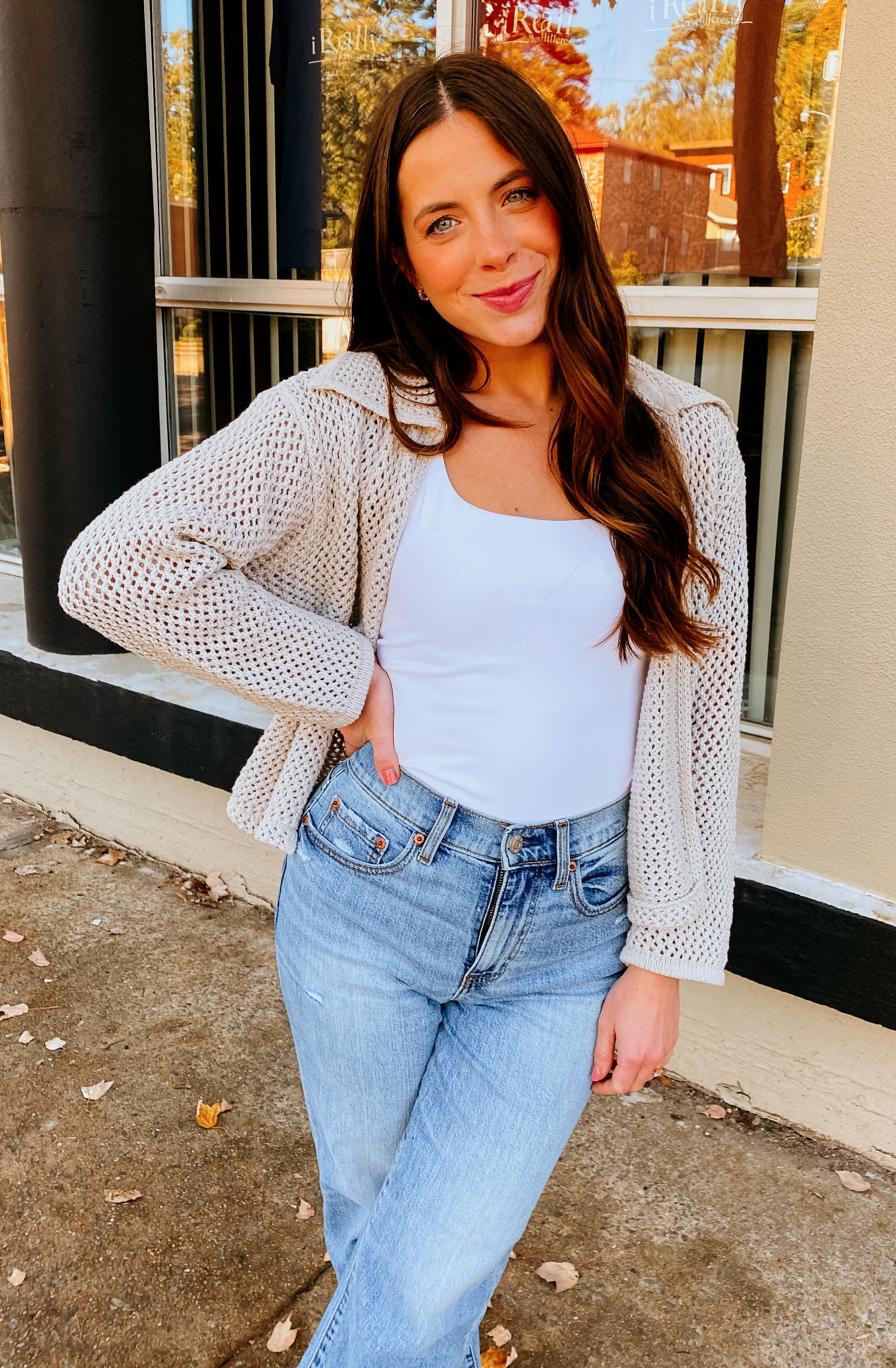 THE JETT OPEN SWEATER