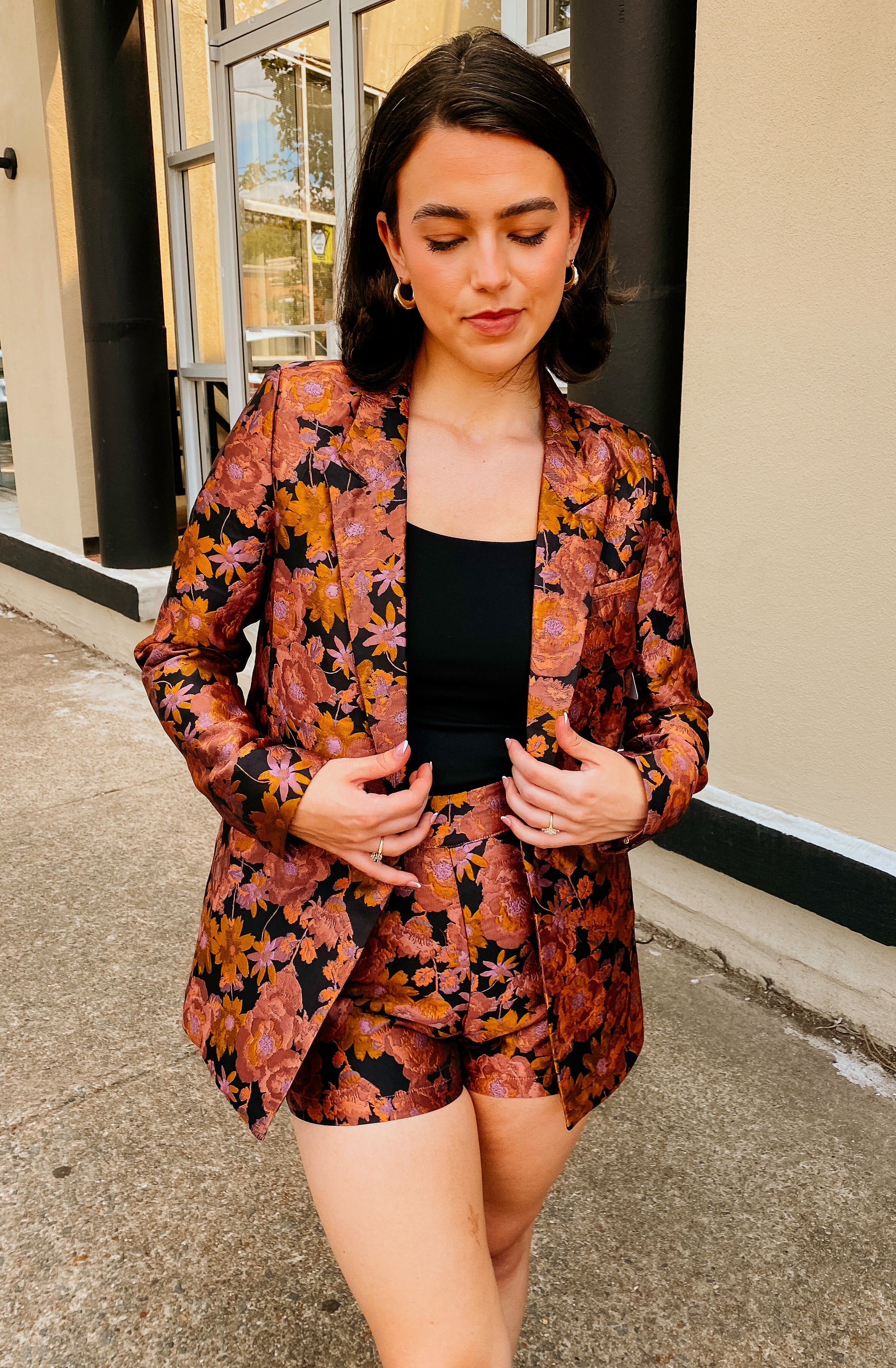 THE LYLA PATTERNED BLAZER