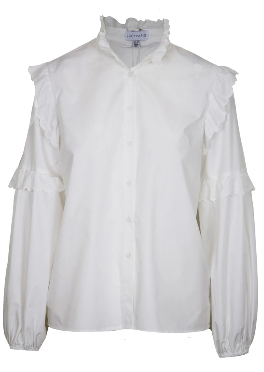 THE NICOLETTE RUFFLE TOP