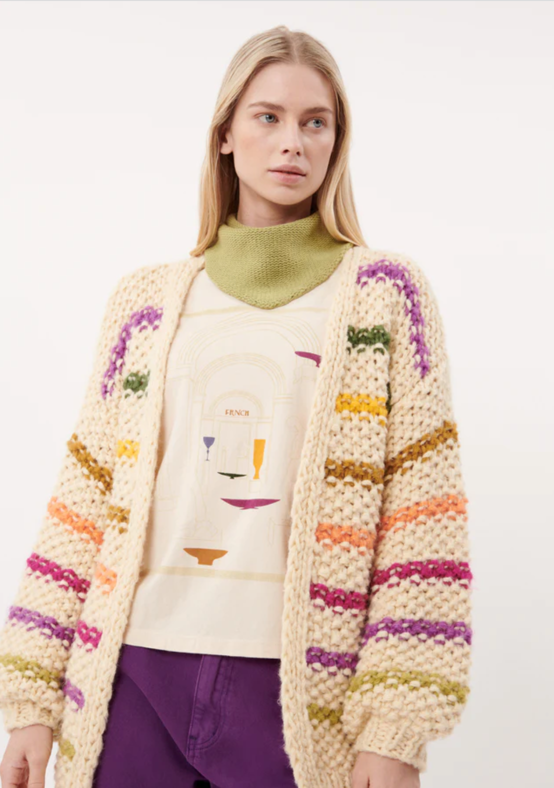 FRNCH LOBELIA CARDIGAN