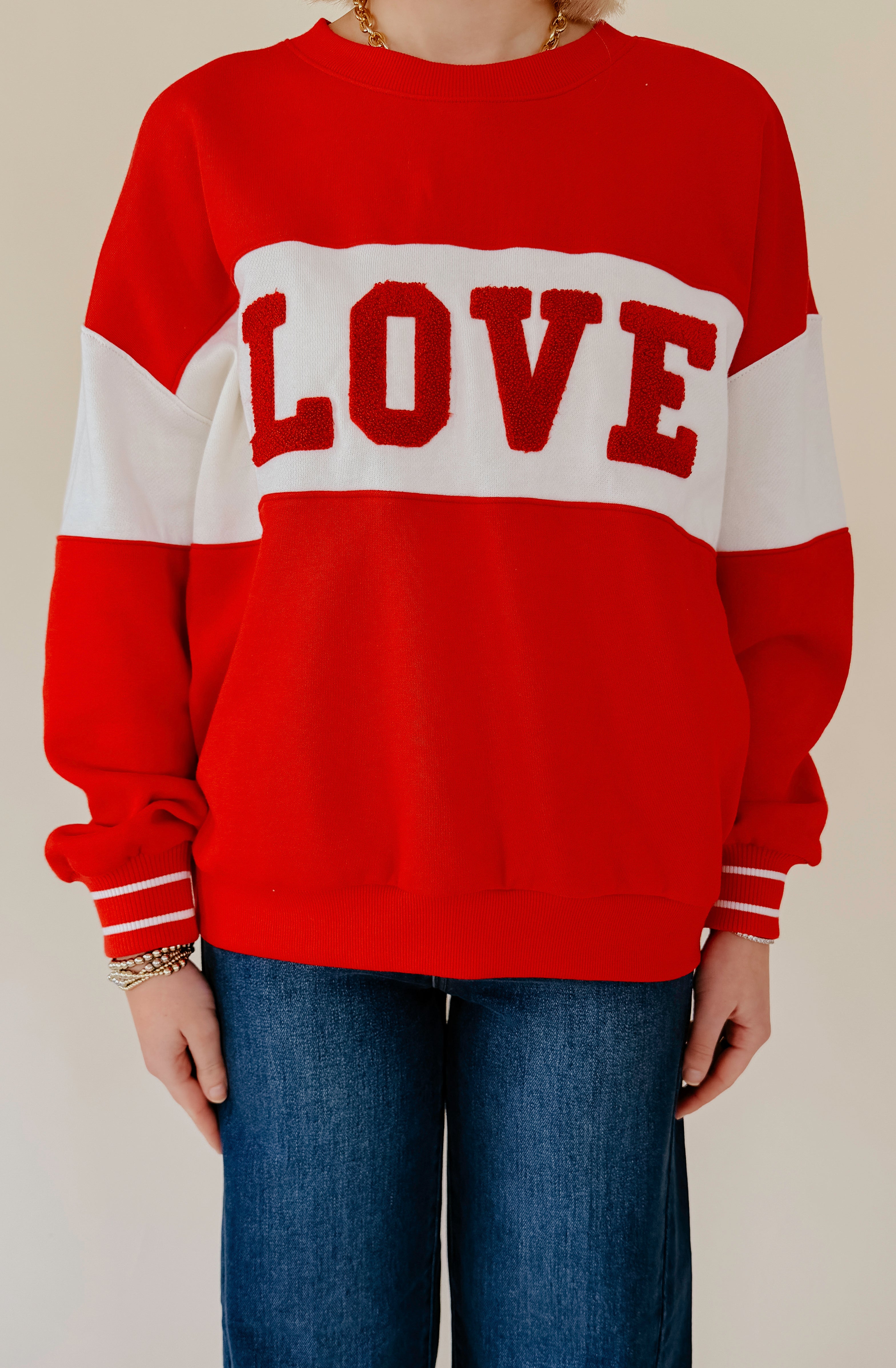 Z SUPPLY OVERSIZED LOVE SWEATSHIRT