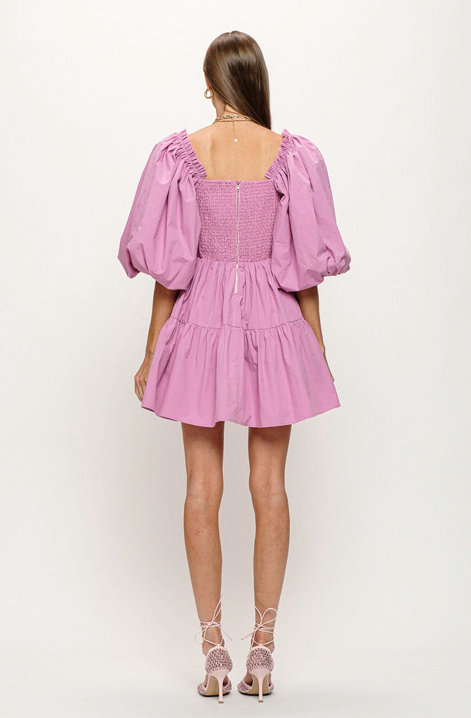 THE MADI PUFF SLEEVE DRESS