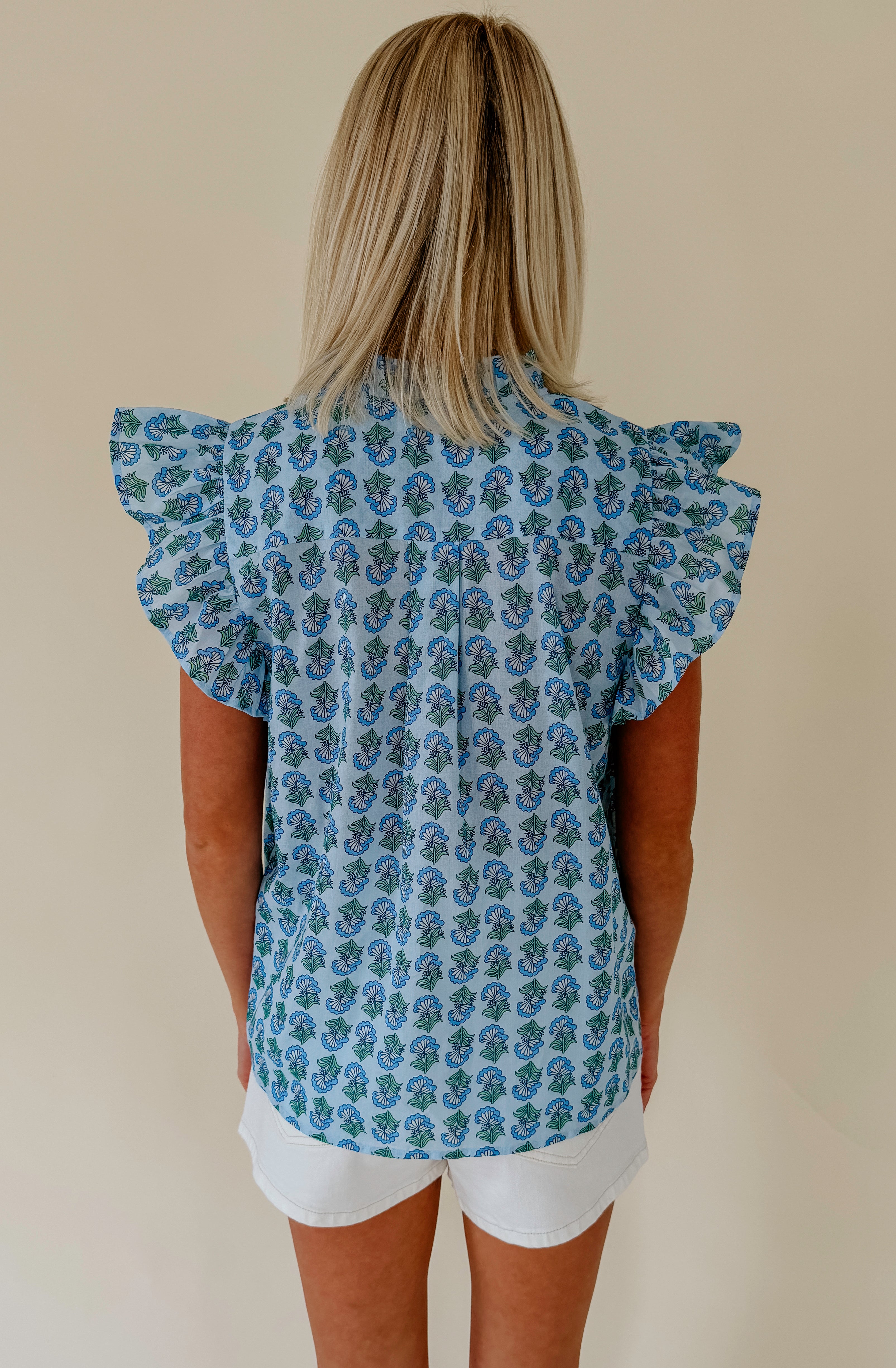 THE CAROLINA PRINTED BLOUSE