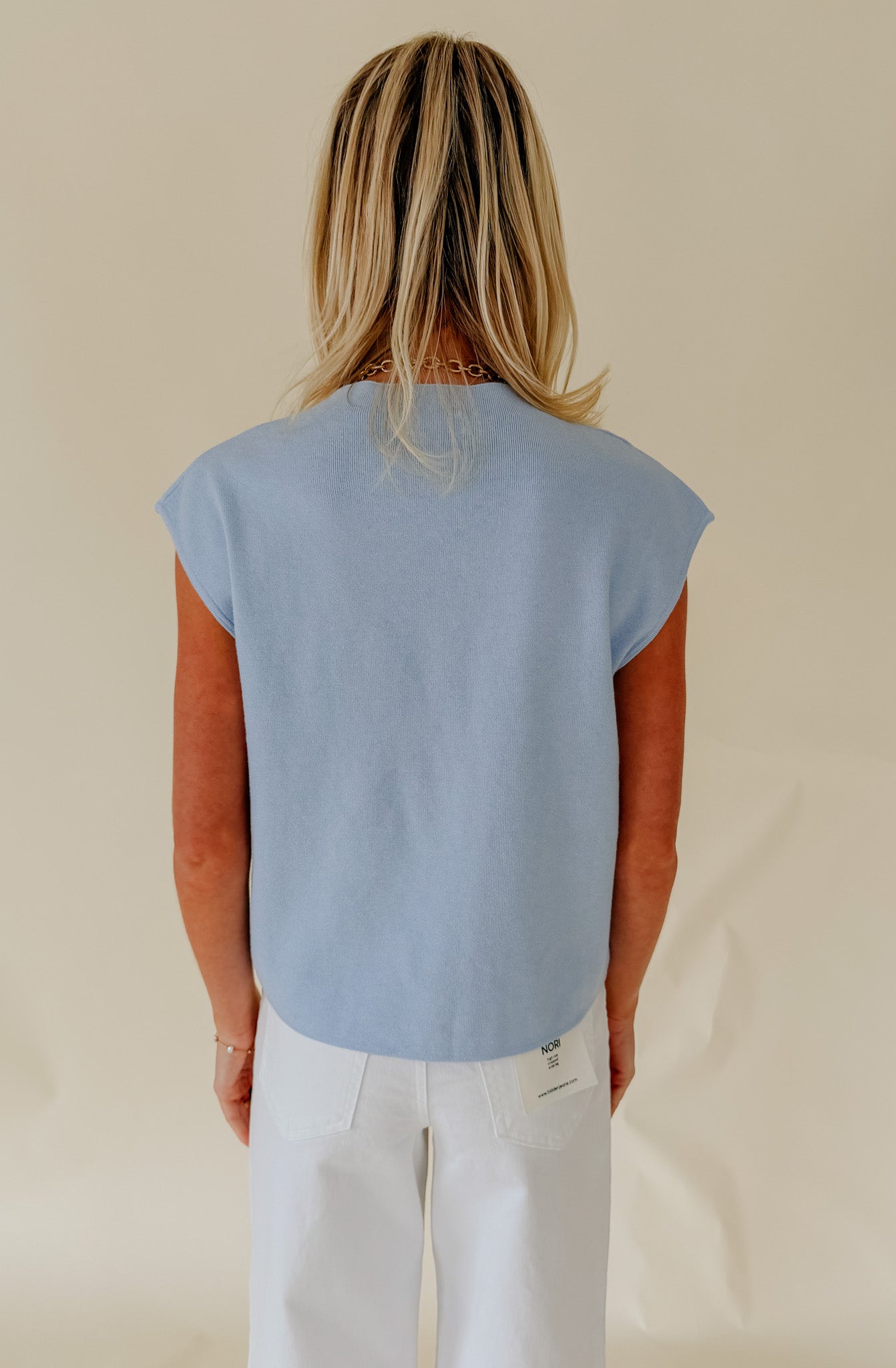 EVERYTHING IN BETWEEN BUTTONED KNIT TANK