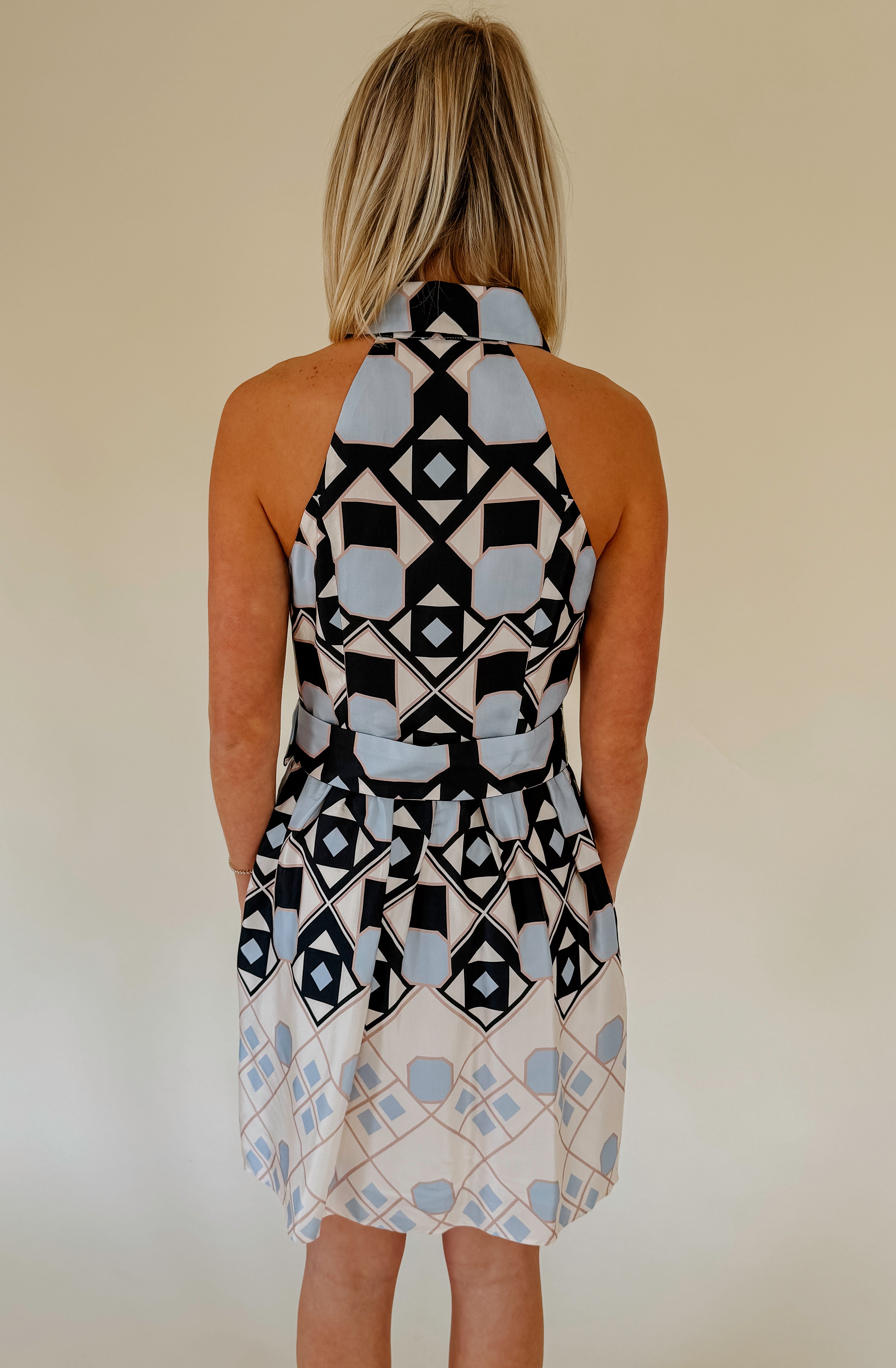 LAVENDER BROWN RAYNA DRESS