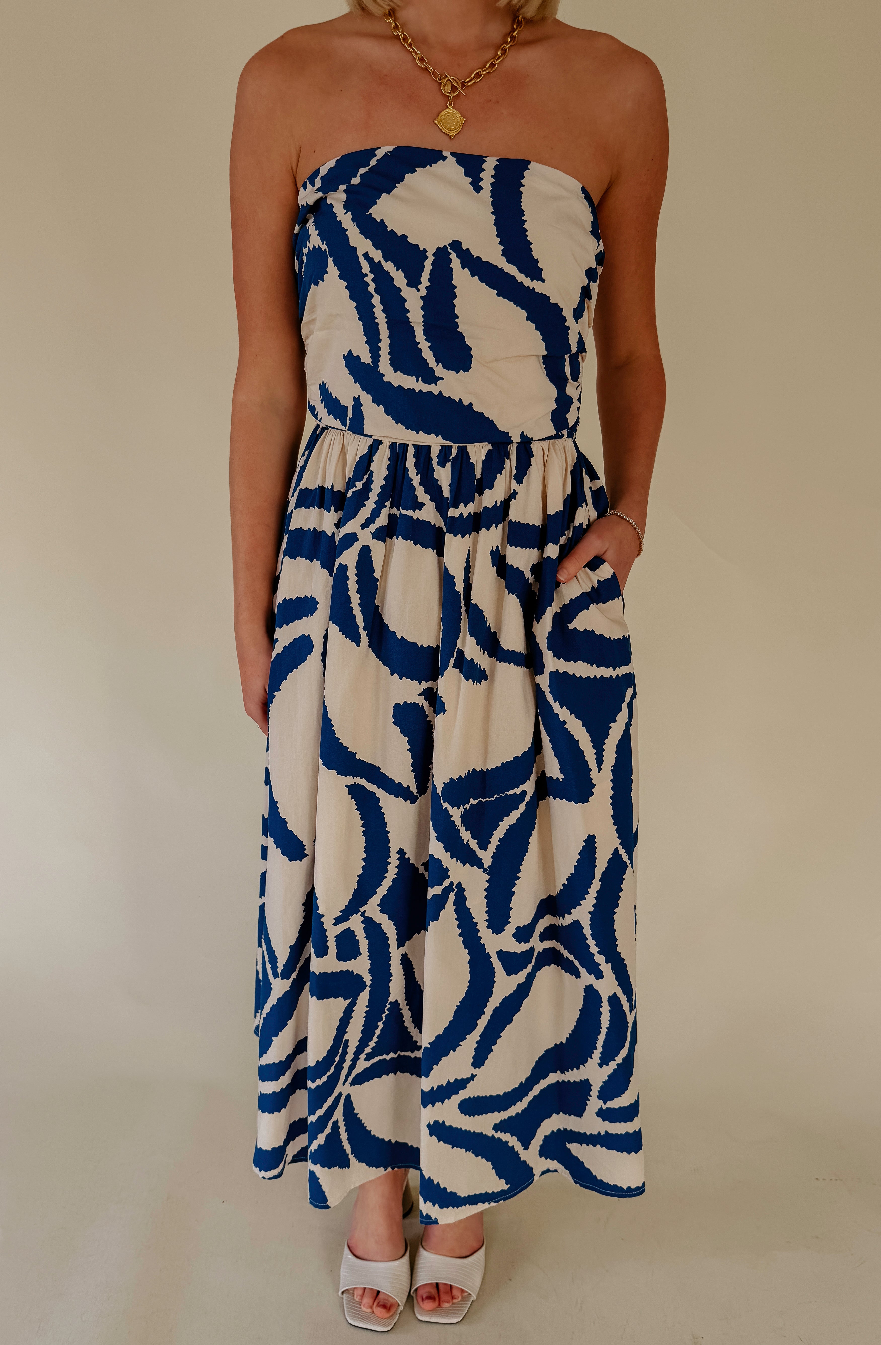 THE LYNN STRAPLESS MIDI