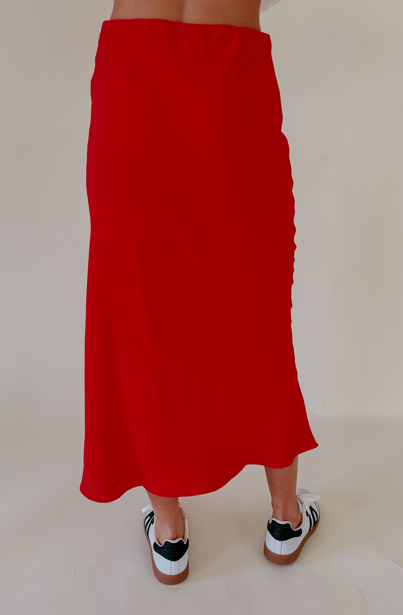 CHILI SEASON SLIP MIDI SKIRT