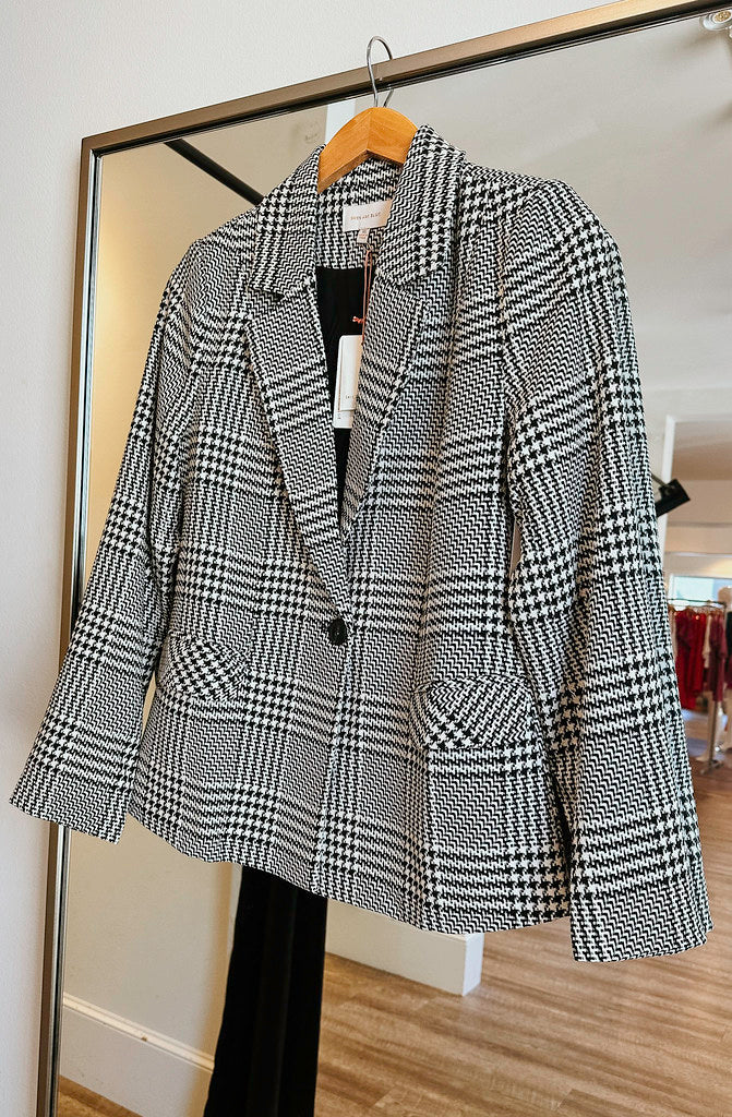 PLAID REPUTATION BLAZER