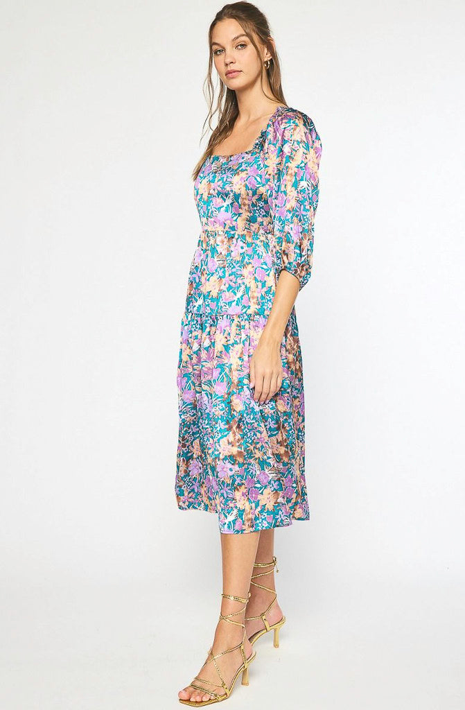 THE WHIT FLORAL MIDI