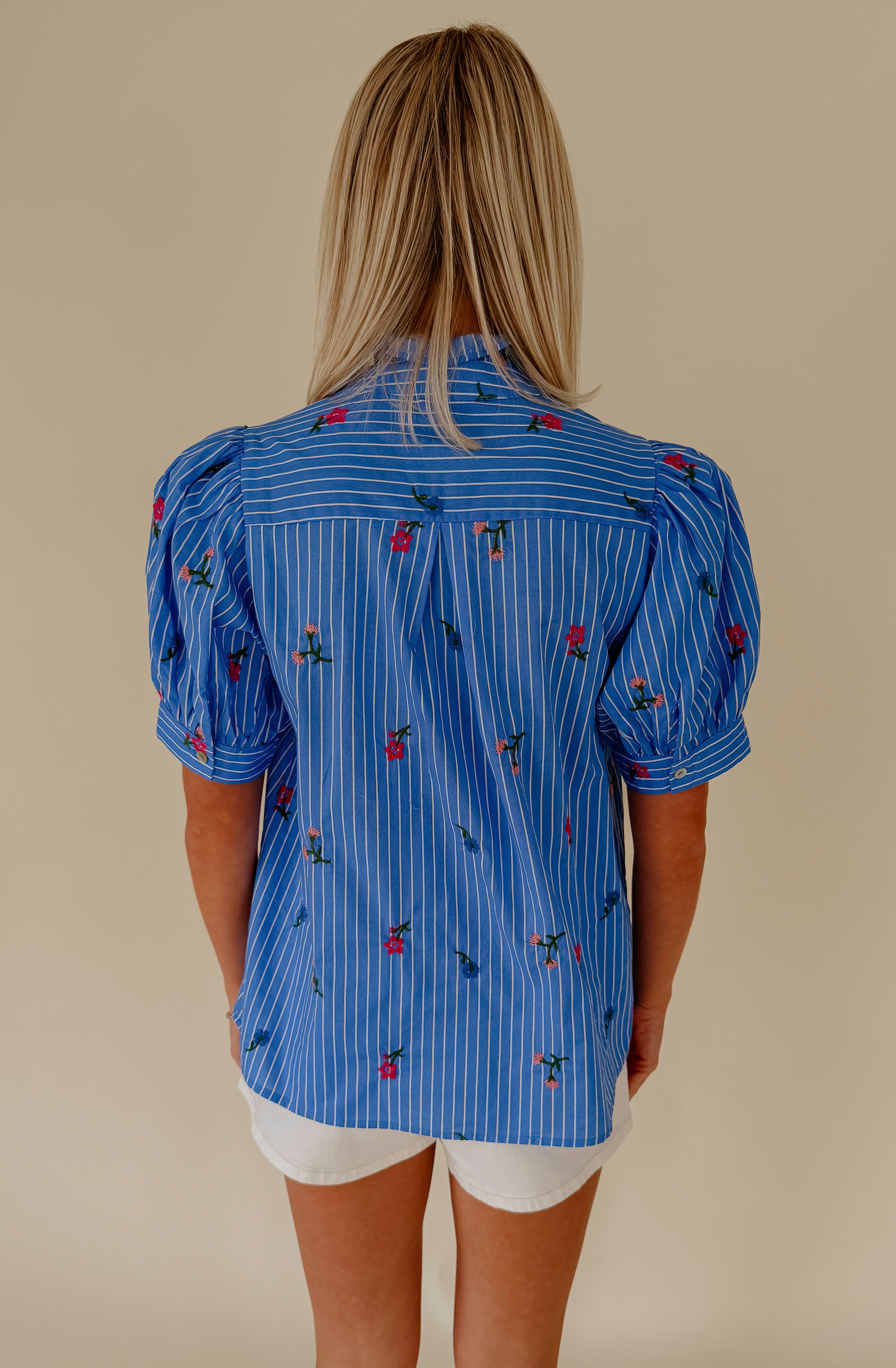 SPRING MIXER BUTTONED BLOUSE