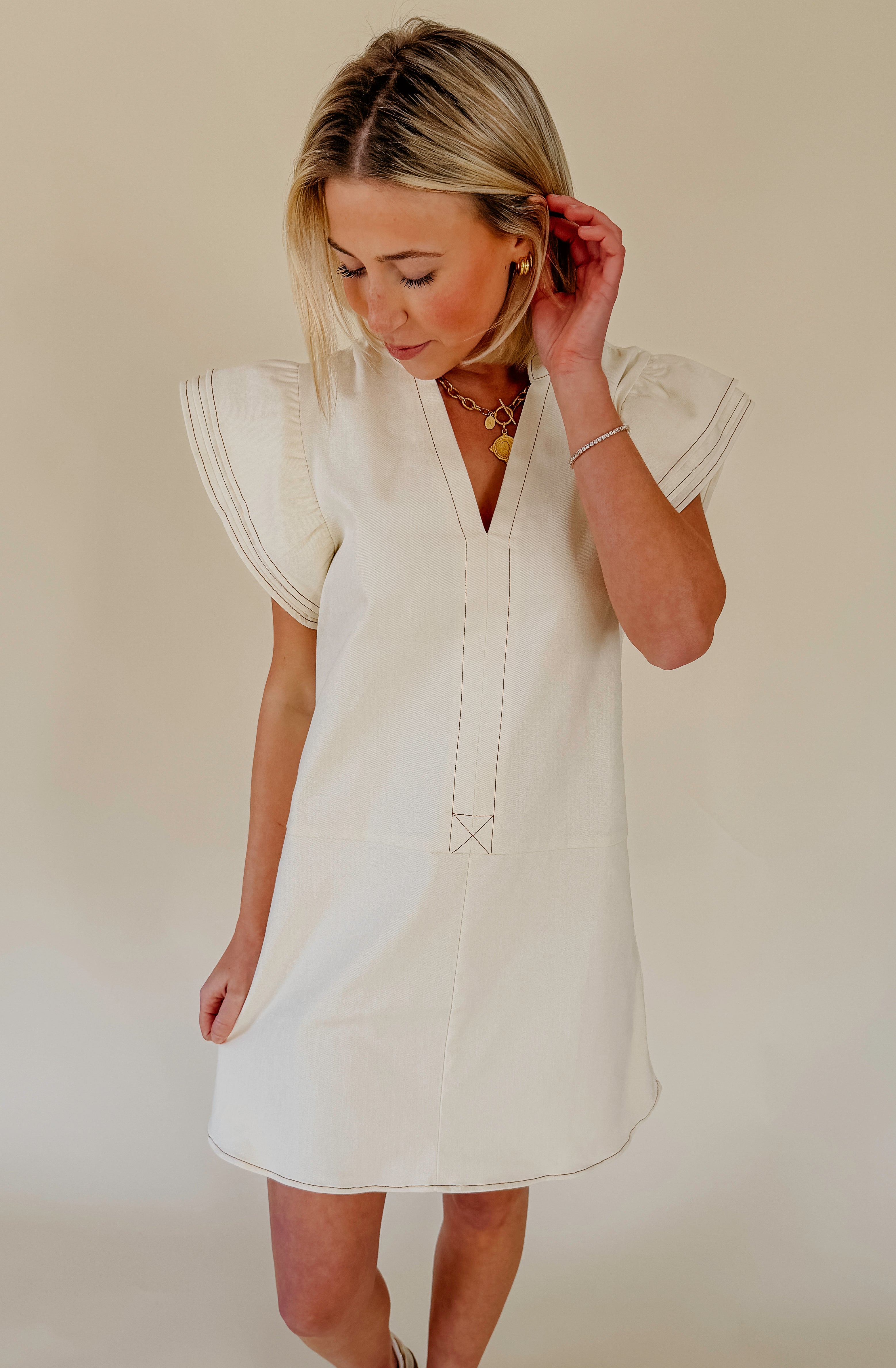 HEADED YOUR WAY SHIFT DRESS