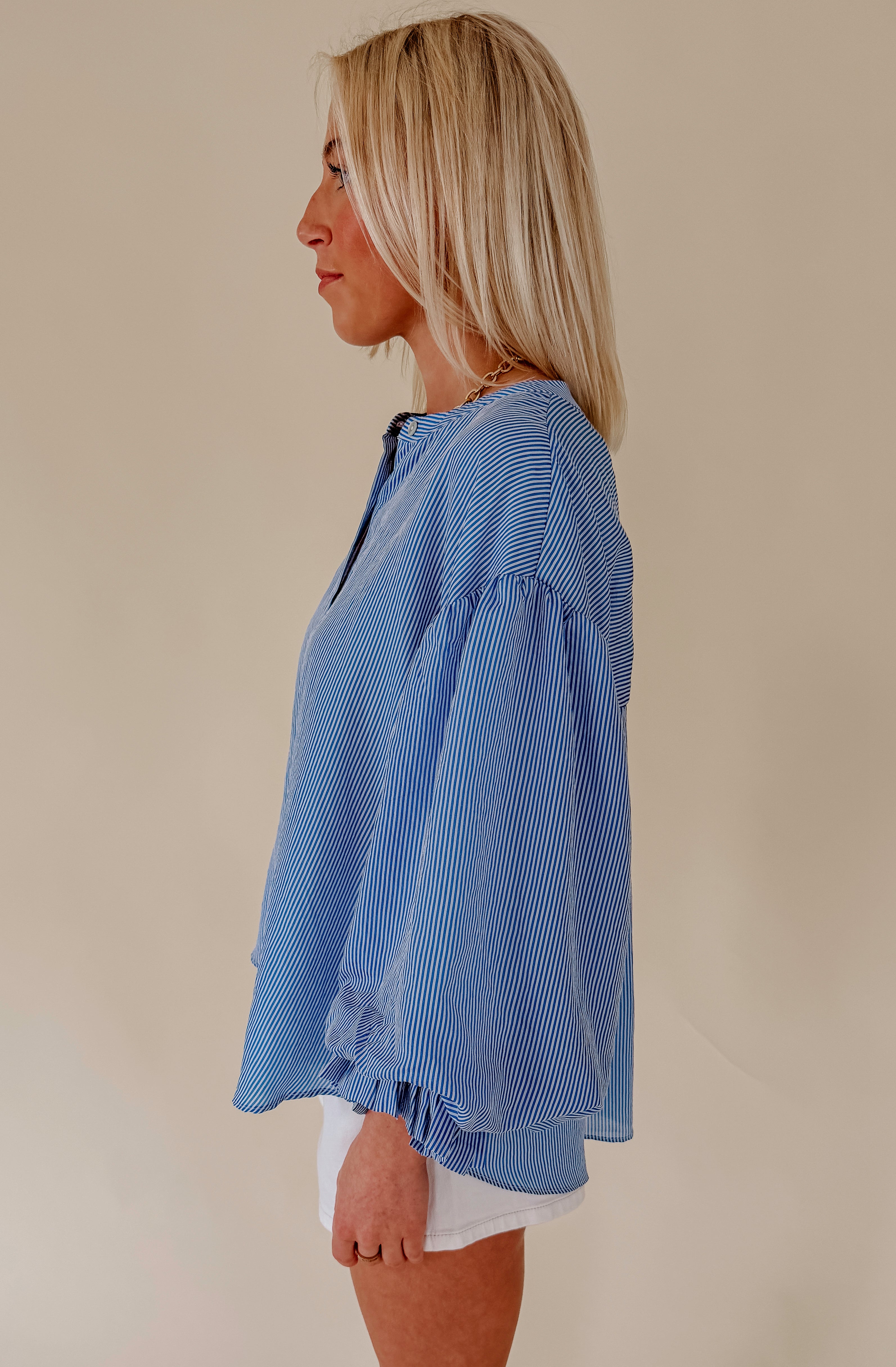 KEEP IT SIMPLE BUTTONED BLOUSE