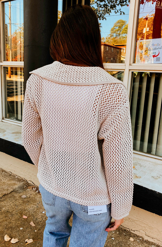 THE JETT OPEN SWEATER