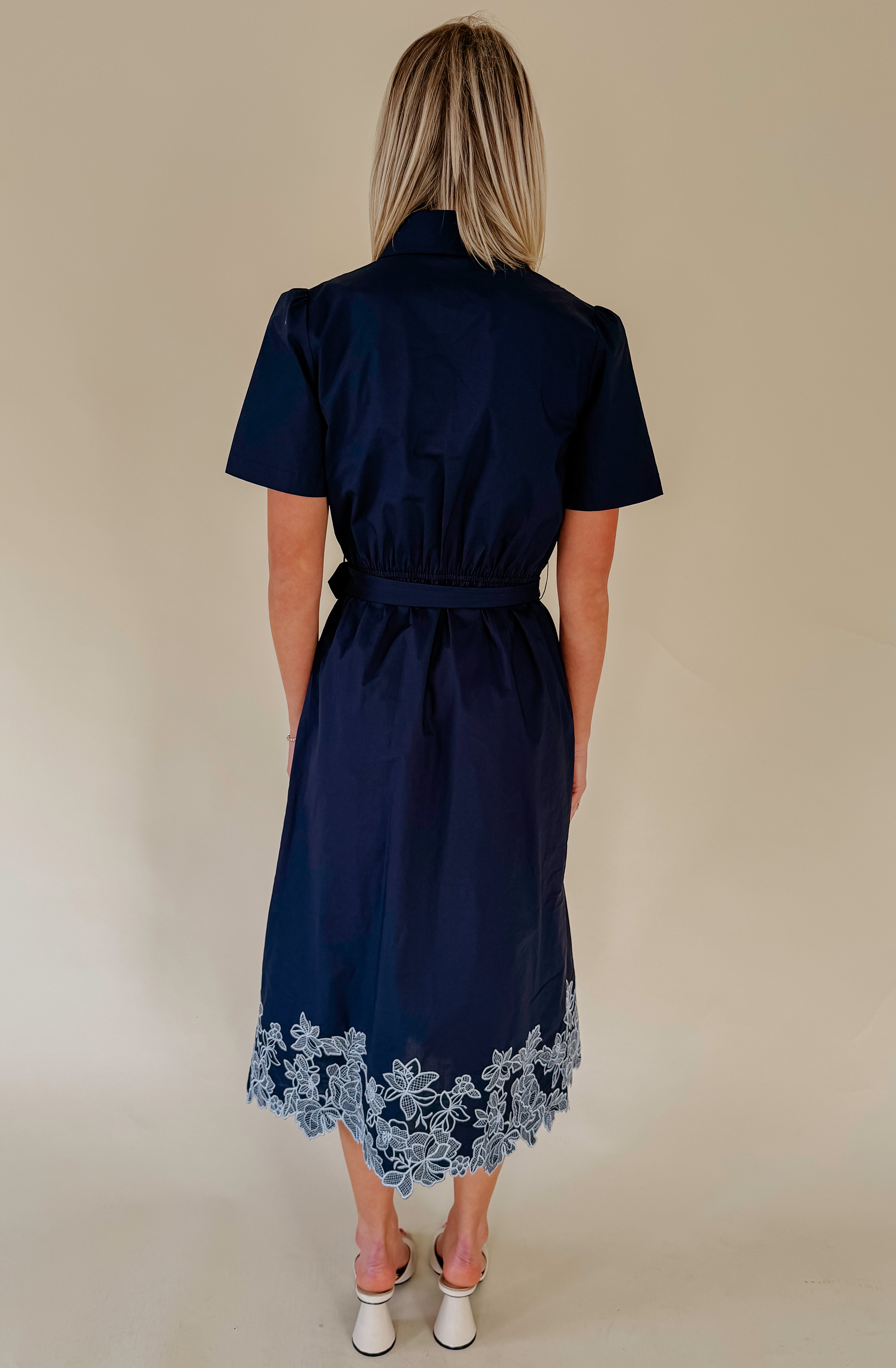 TURNING TIDES FLORAL MIDI