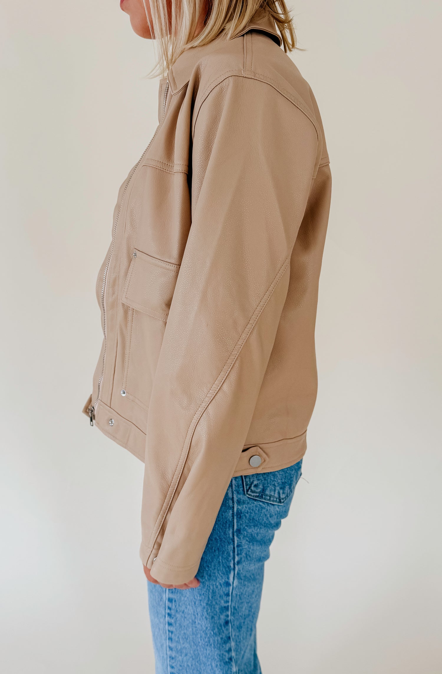 TO THE RESCUE POCKET DETAILED BOMBER JACKET