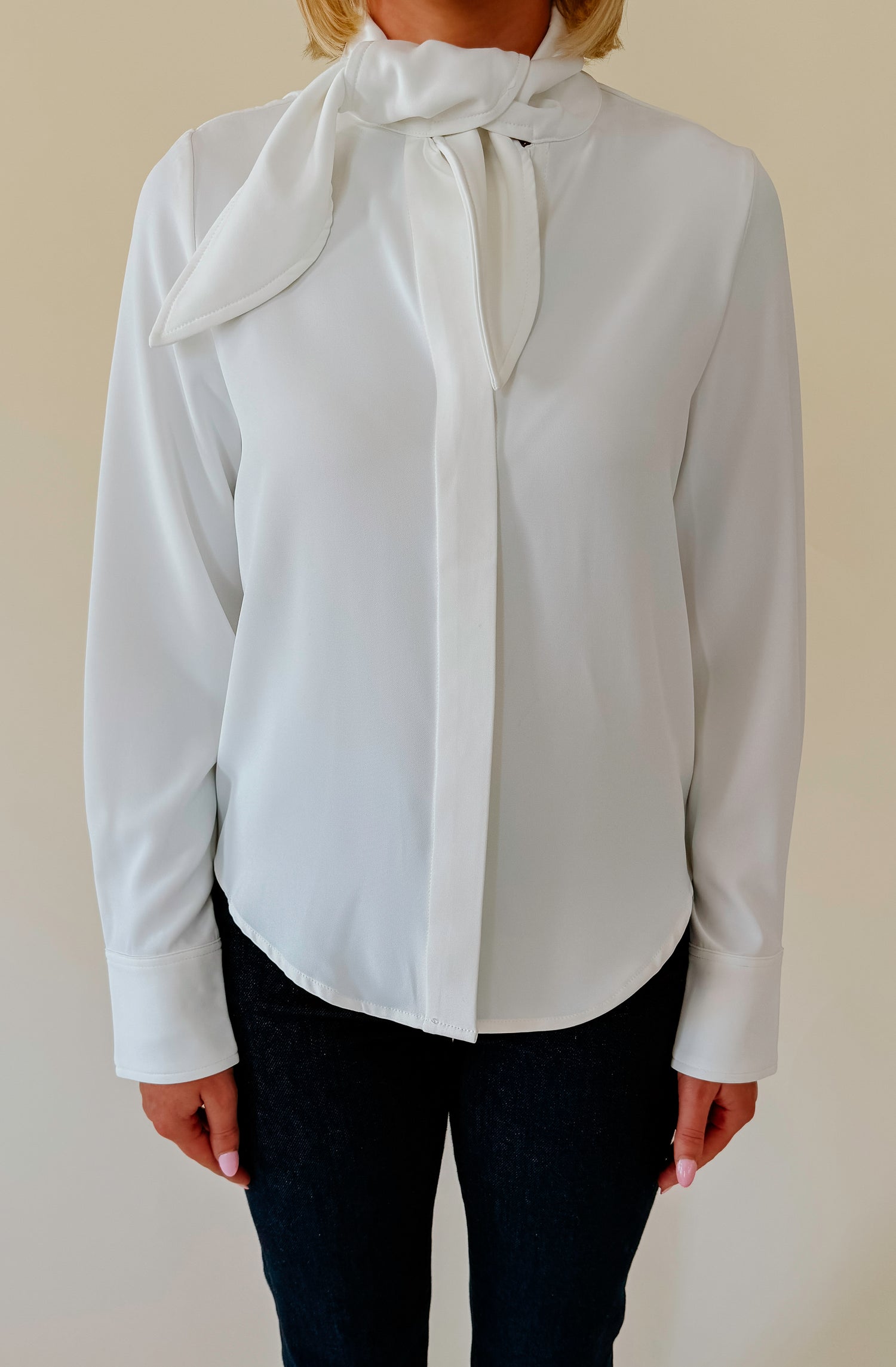 LINE AND DOT SEREN TIED BLOUSE