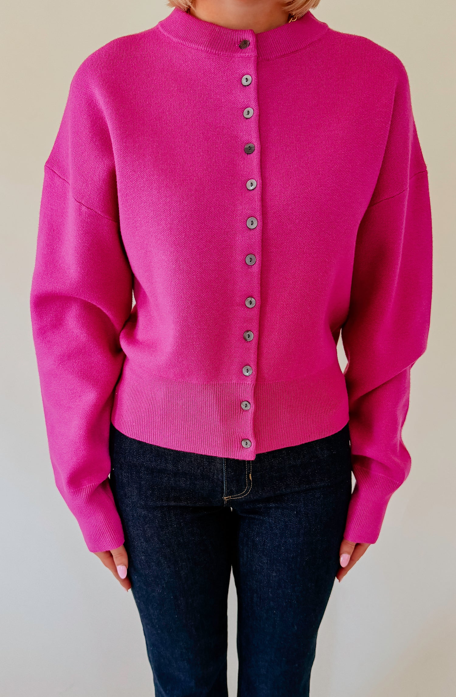 THE RACHEL BUTTONED CARDIGAN