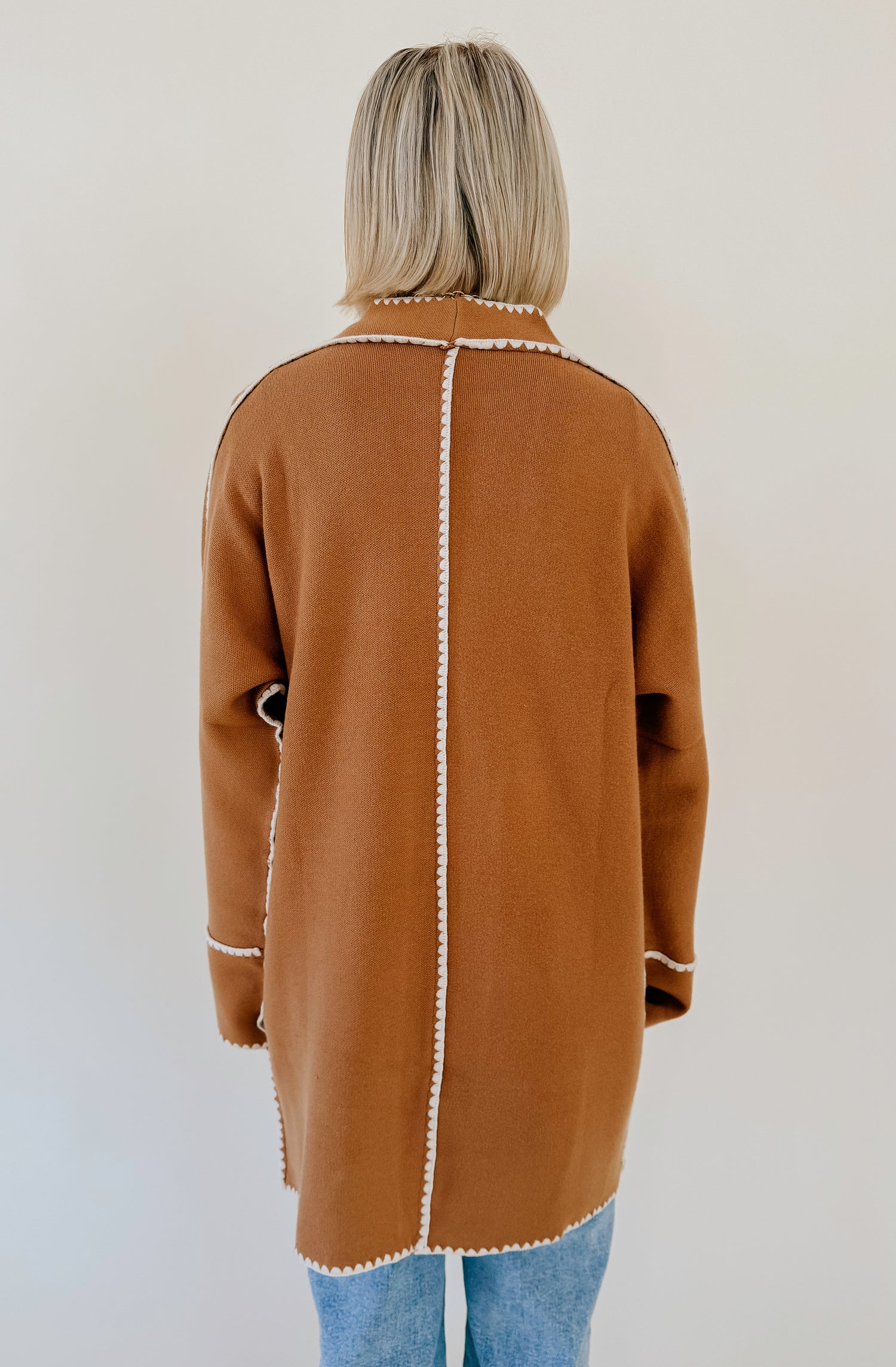 FEELS LIKE BUTTER STITCHED CARDIGAN