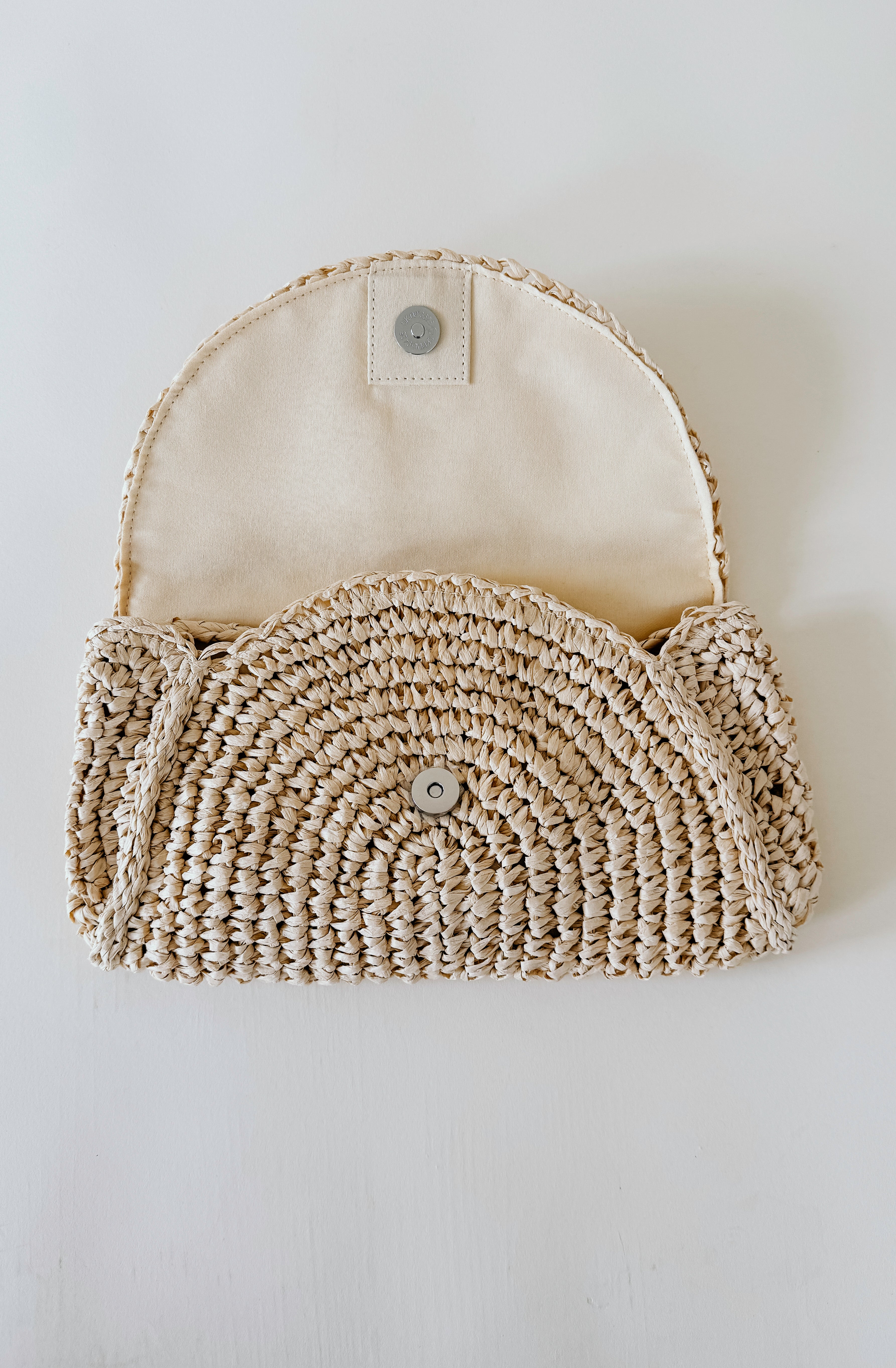 Z SUPPLY SAND DOLLAR MINI STRAW BAG