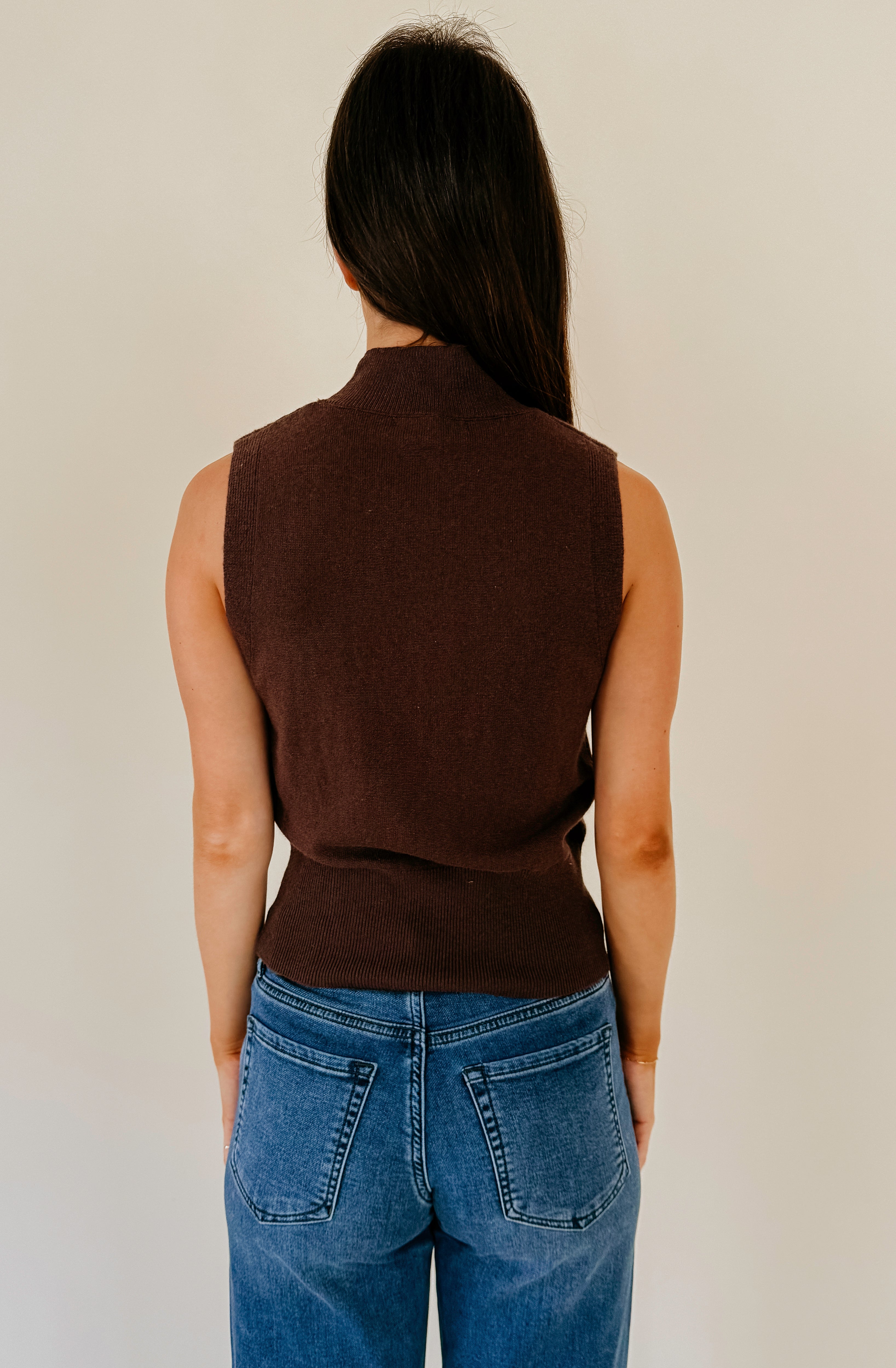 THE BEVERLY MOCK SWEATER TOP