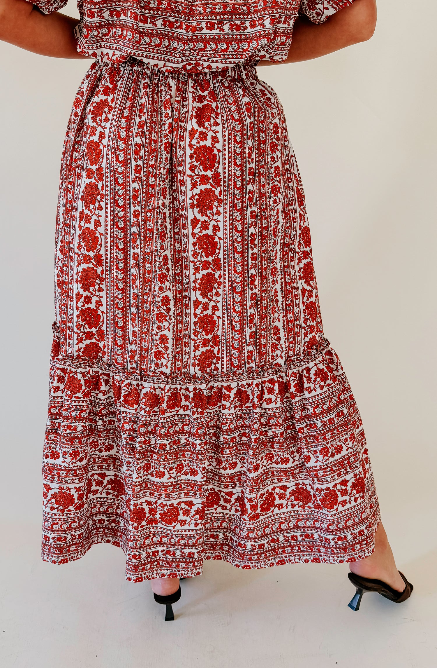 FALL FESTIVITIES MIDI SKIRT