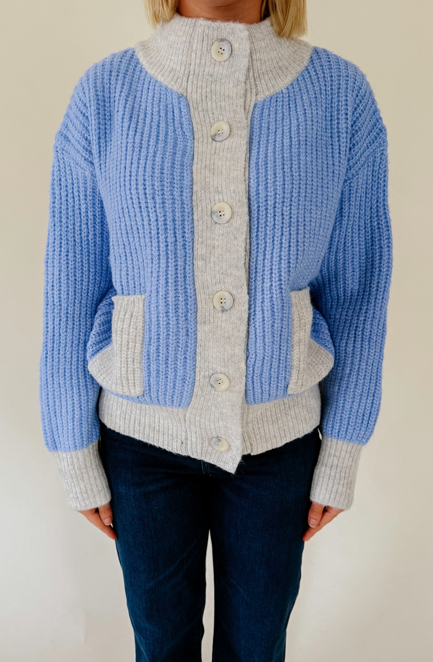 FRNCH CHENILLE POCKET CARDIGAN