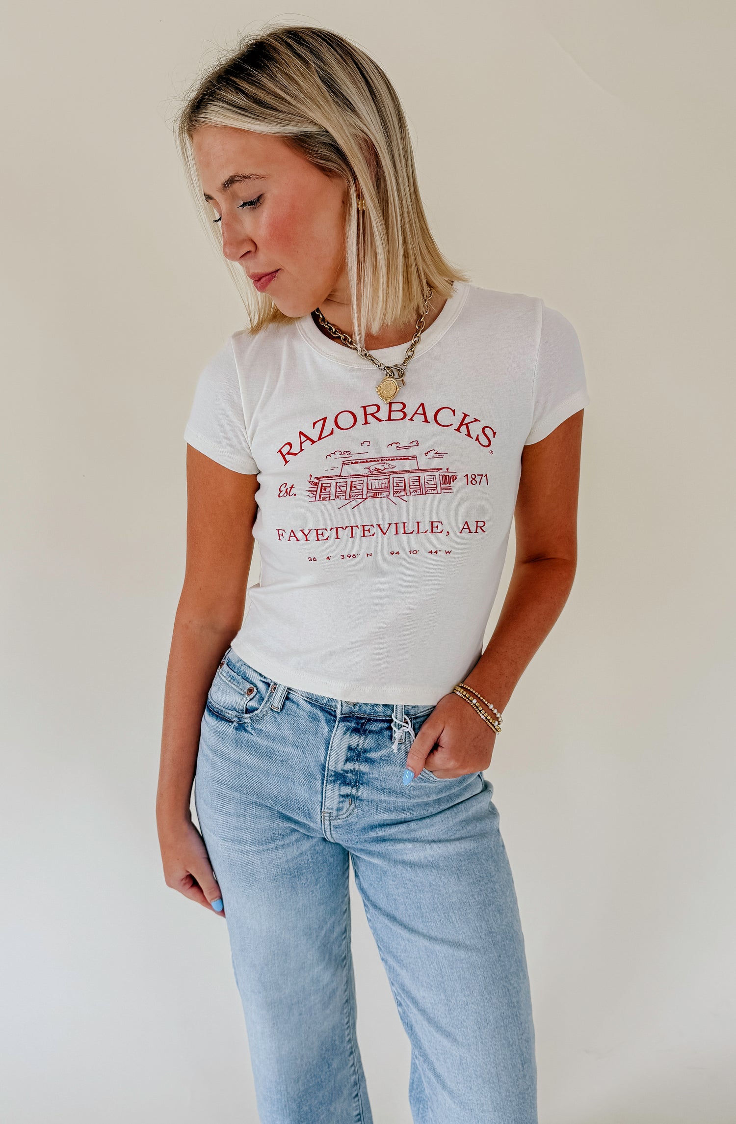 RAZORBACK STADIUM MICRO TEE