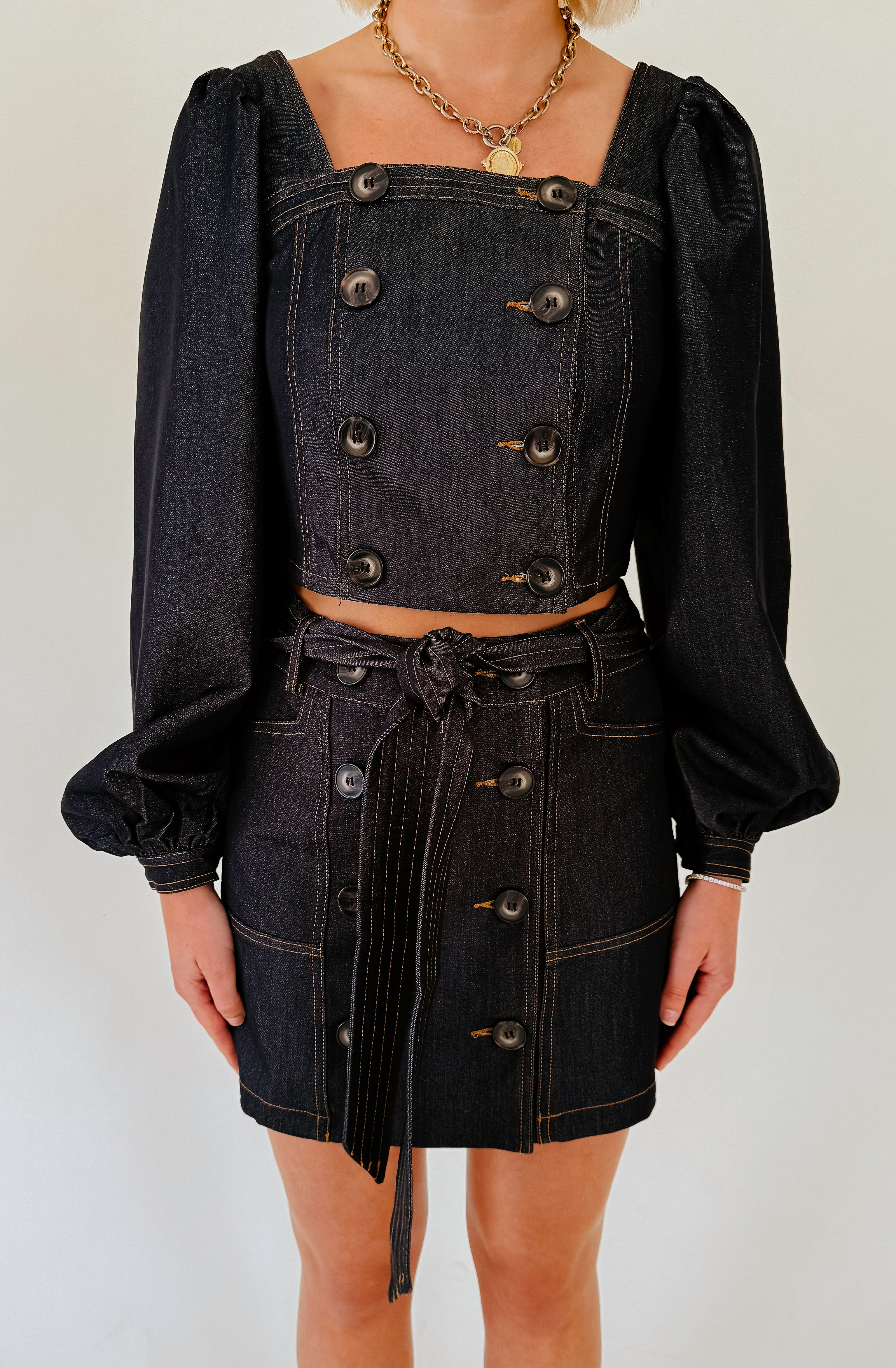 CIEBON MYERS DENIM TOP