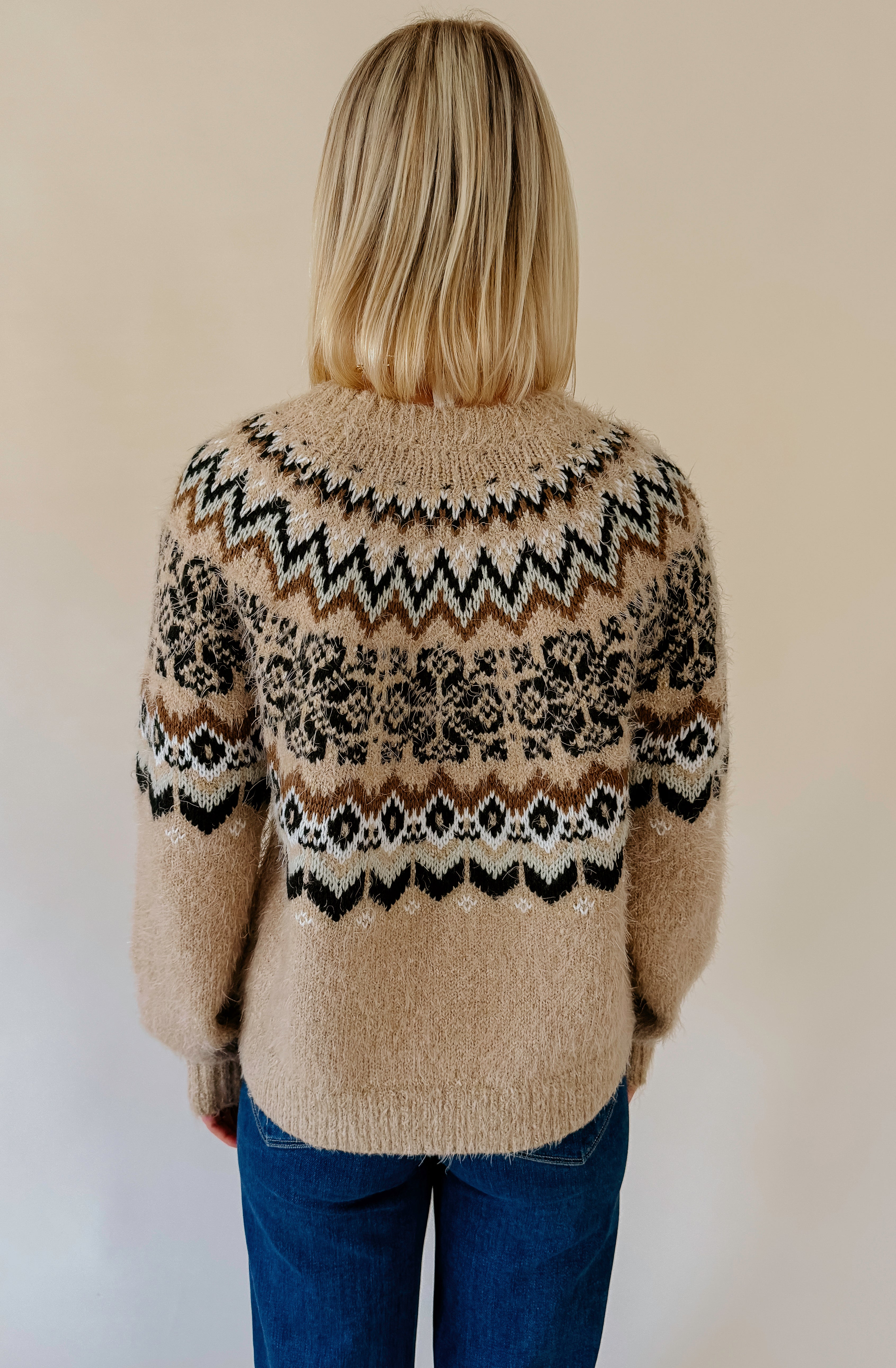 Z SUPPLY KENABY FAIR ISLE SWEATER