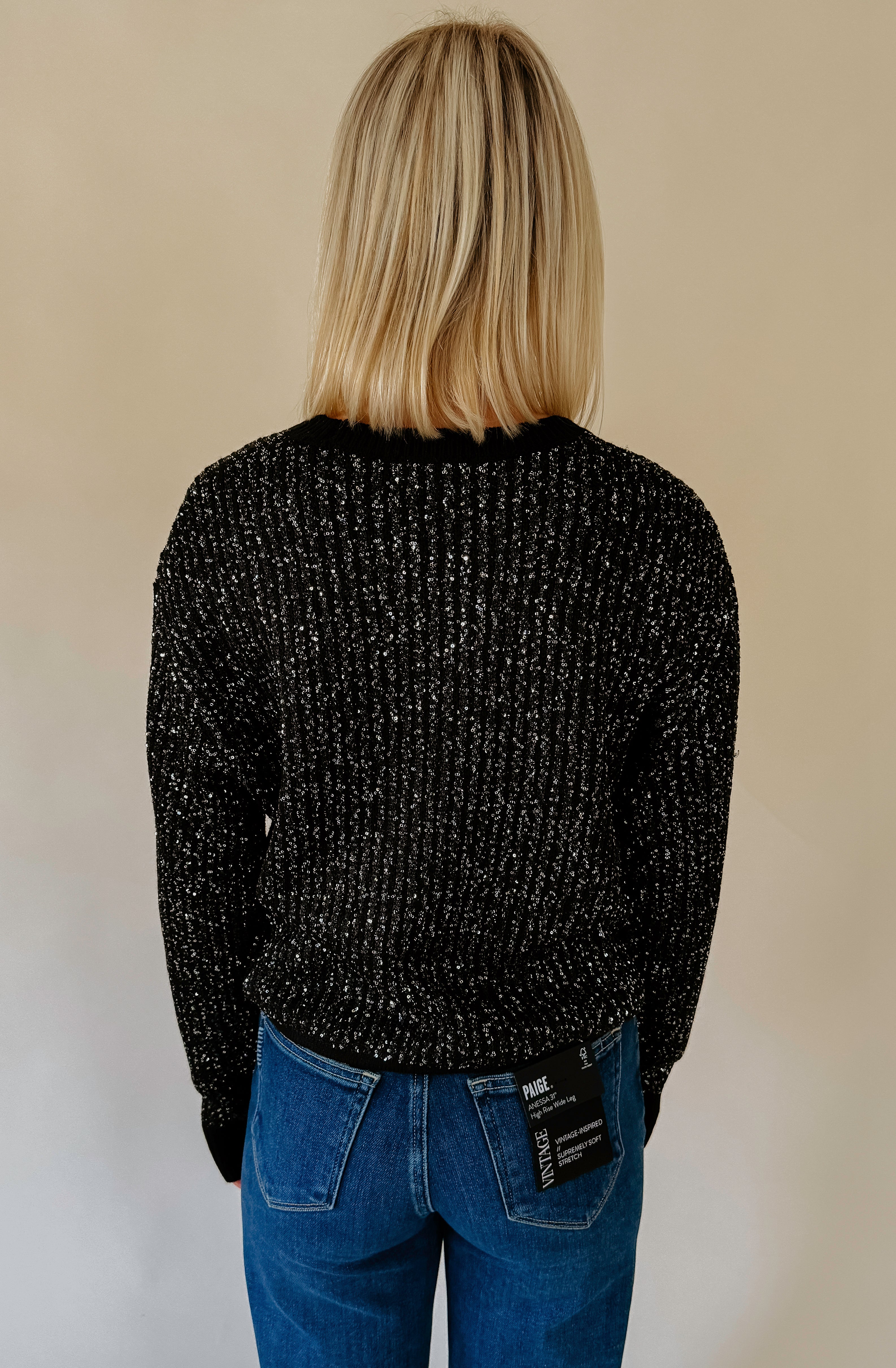Z SUPPLY GLEAM SEQUIN SWEATER