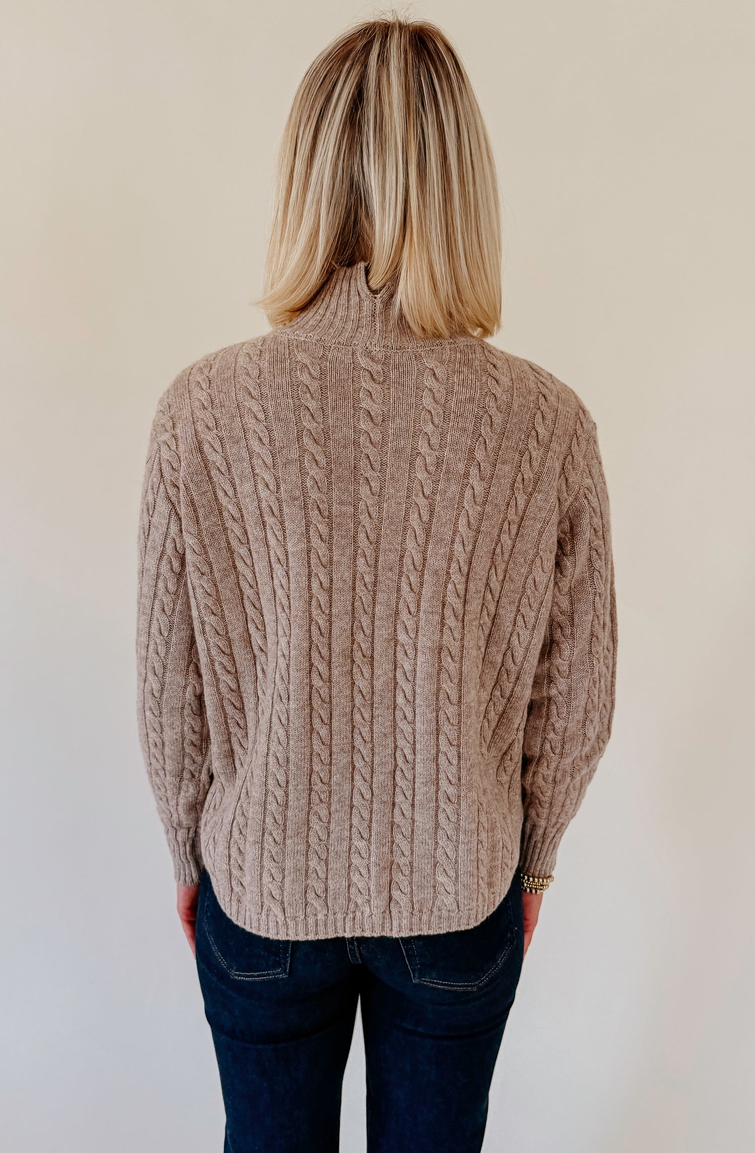 THE BROOKYLN MOCK NECK SWEATER