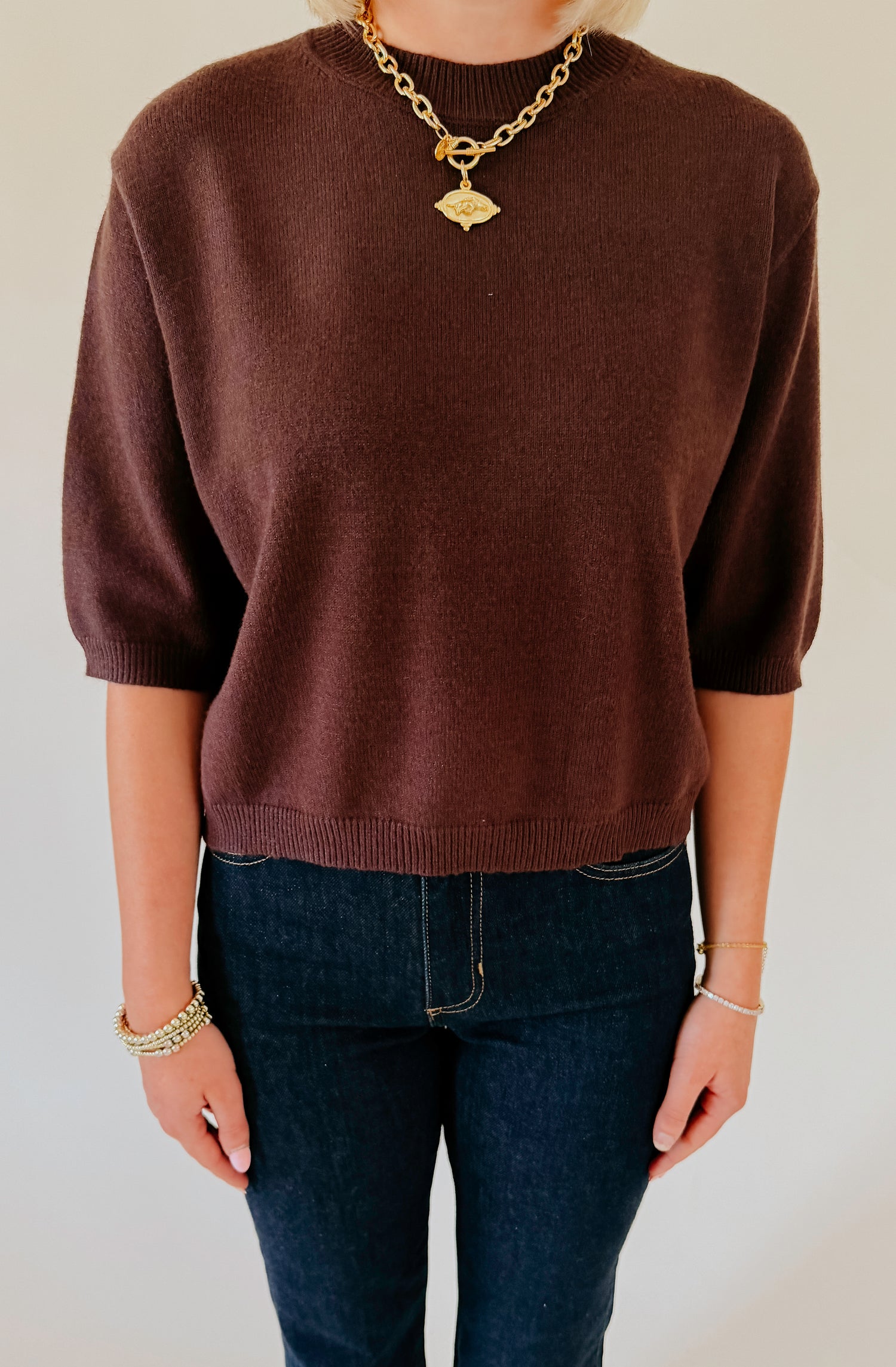 YOUR FAVORITE CREW NECK SWEATER