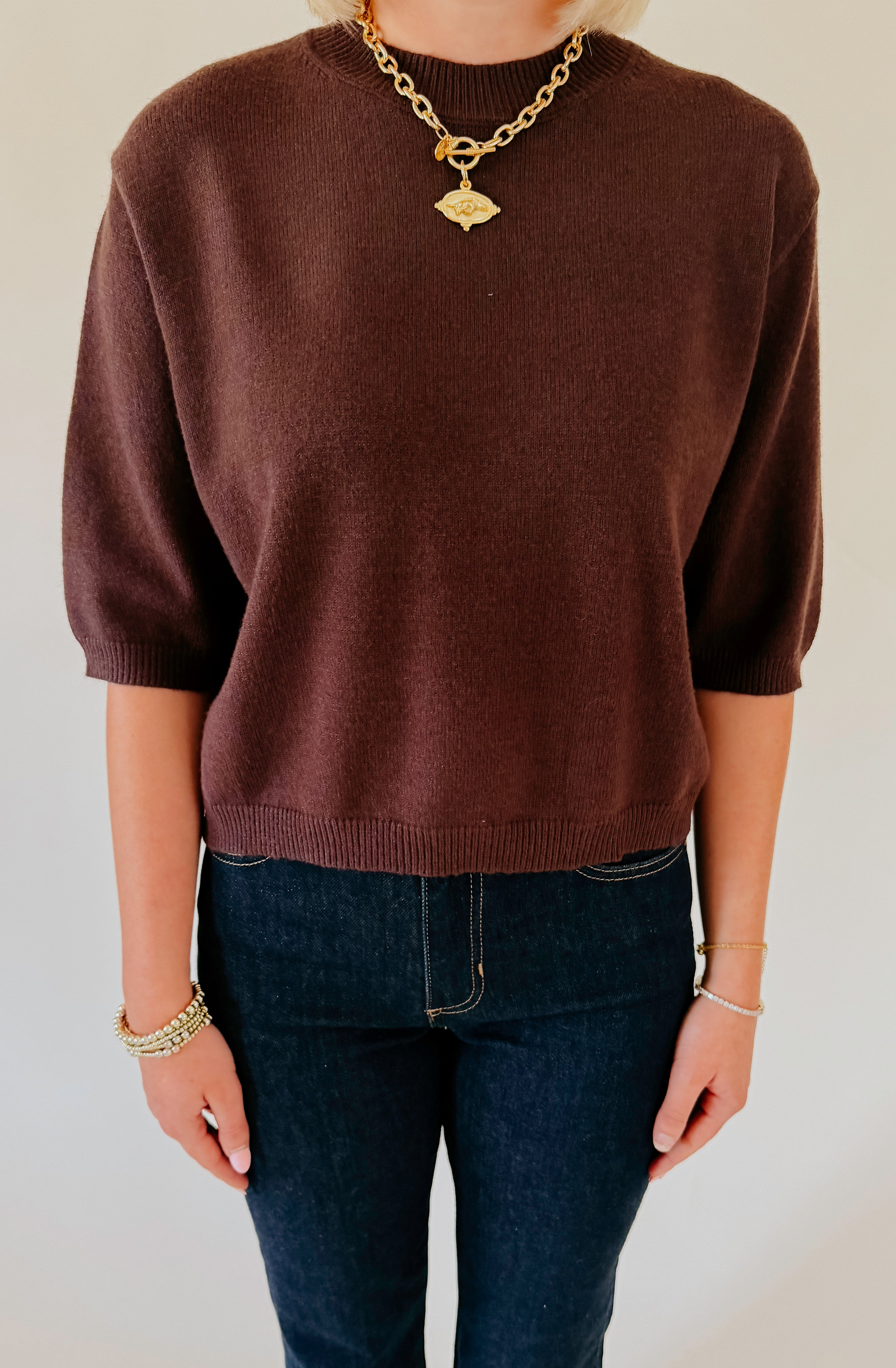 YOUR FAVORITE CREW NECK SWEATER