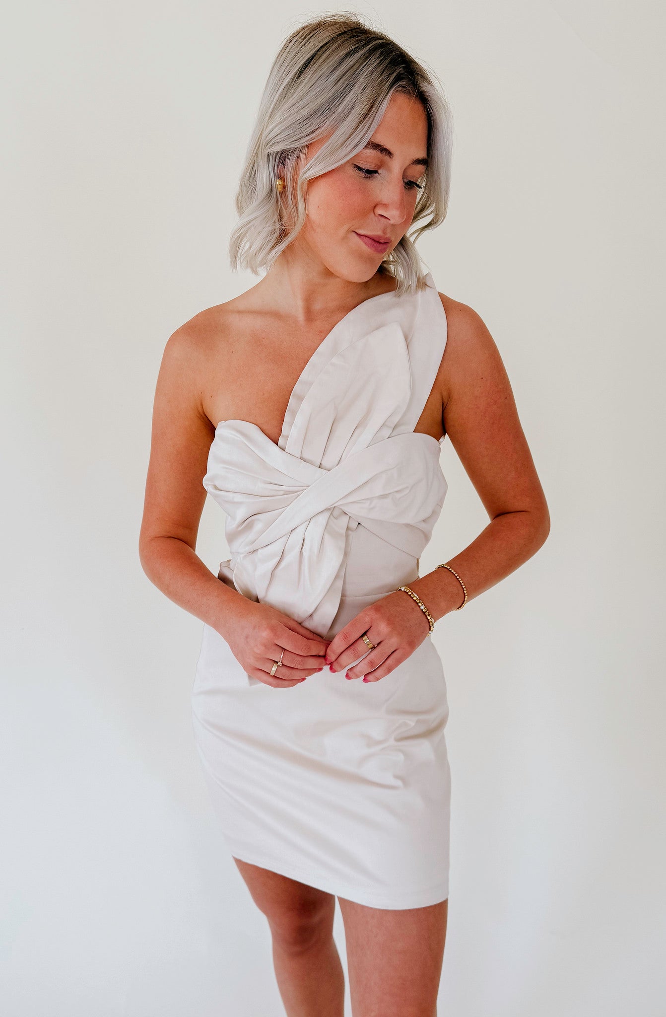 ENDS MEET BOW FRONT DRESS