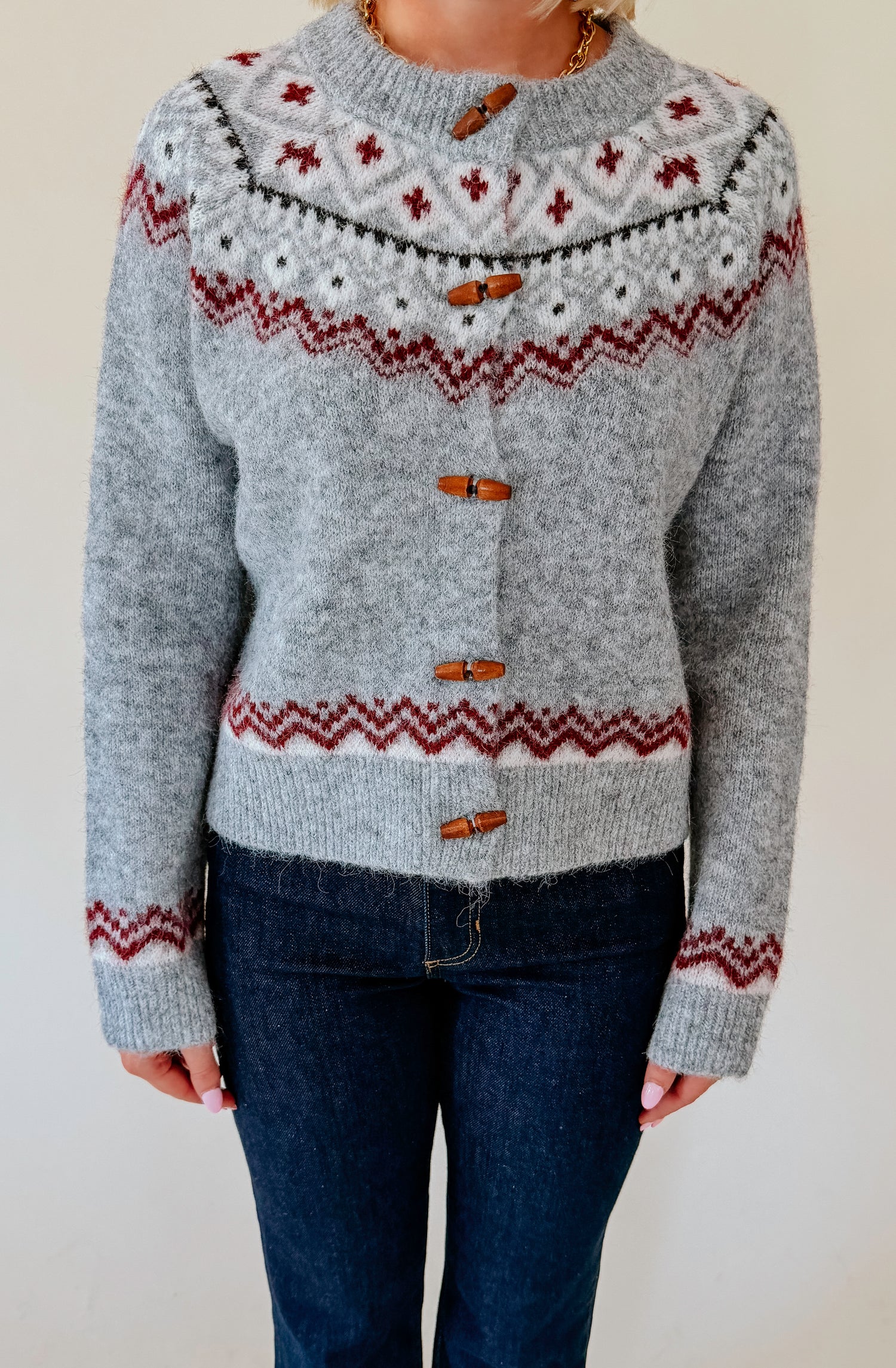 WARMED UP BUTTONED CARDIGAN