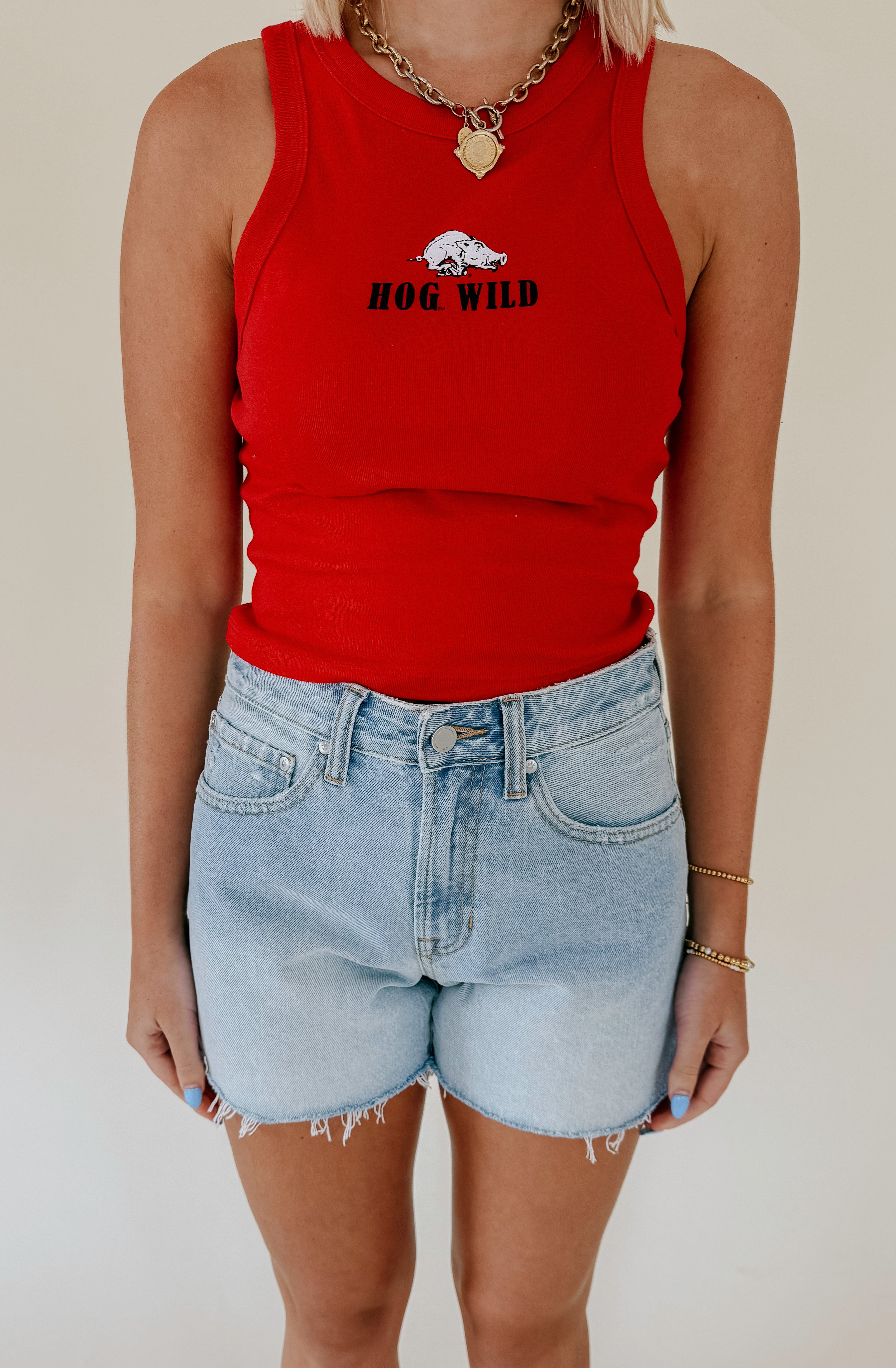 HOG WILD CROPPED TANK