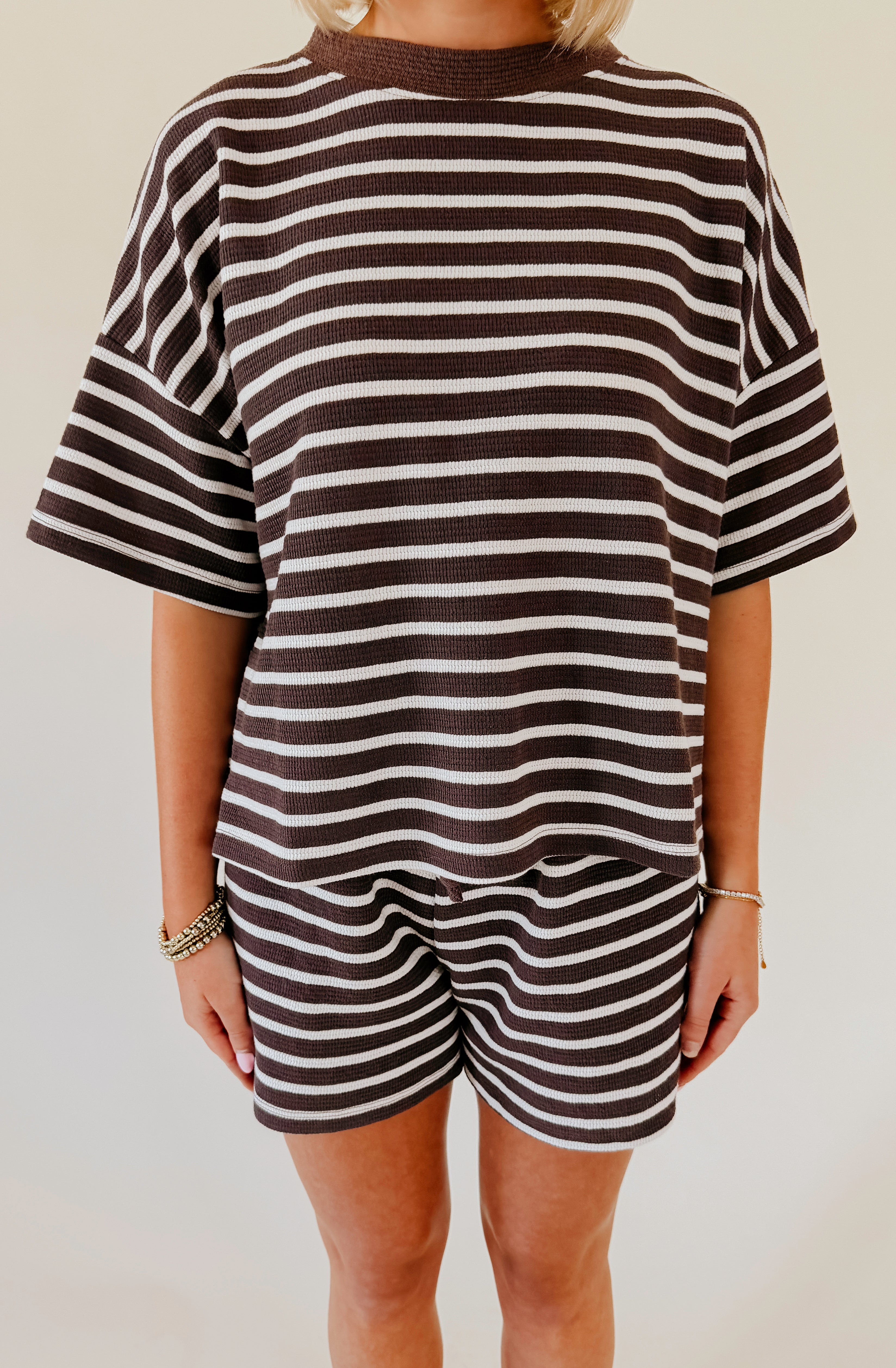 CLOUDY DAY STRIPED TEE