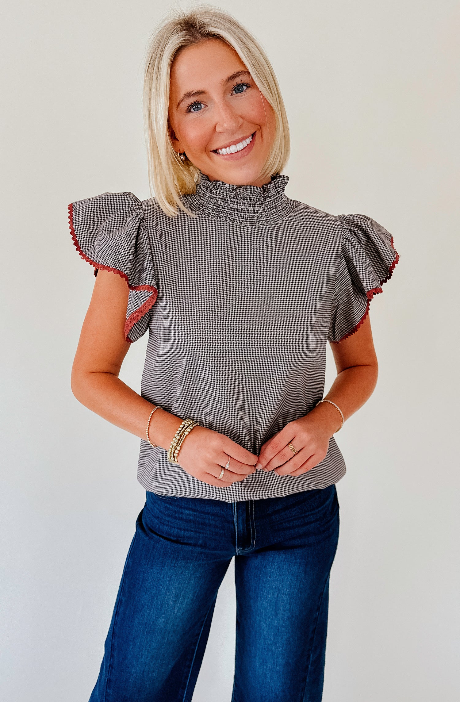 HIGH HOPES HIGH NECK BLOUSE