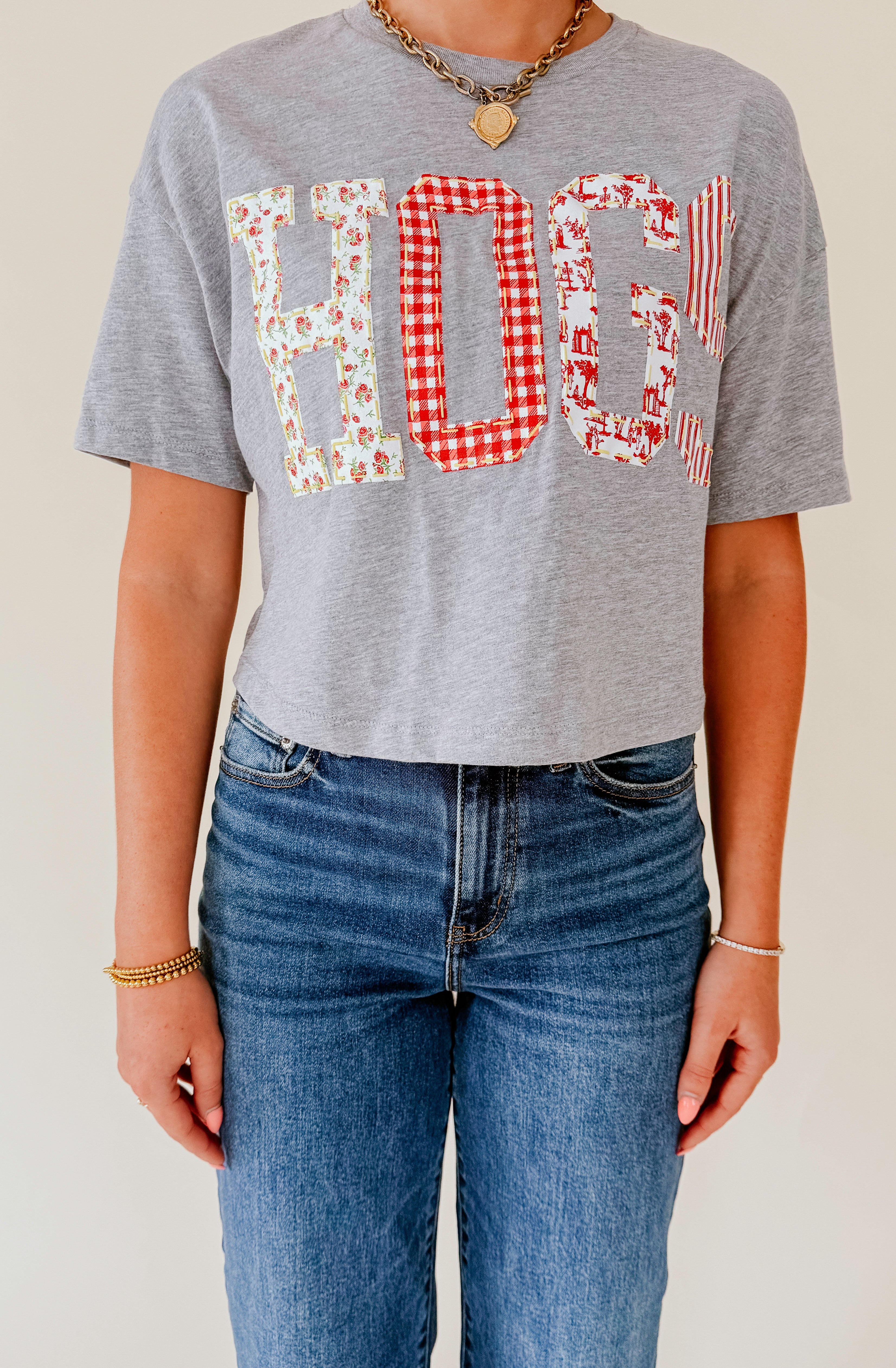 HOGS PATCHWORK TEE