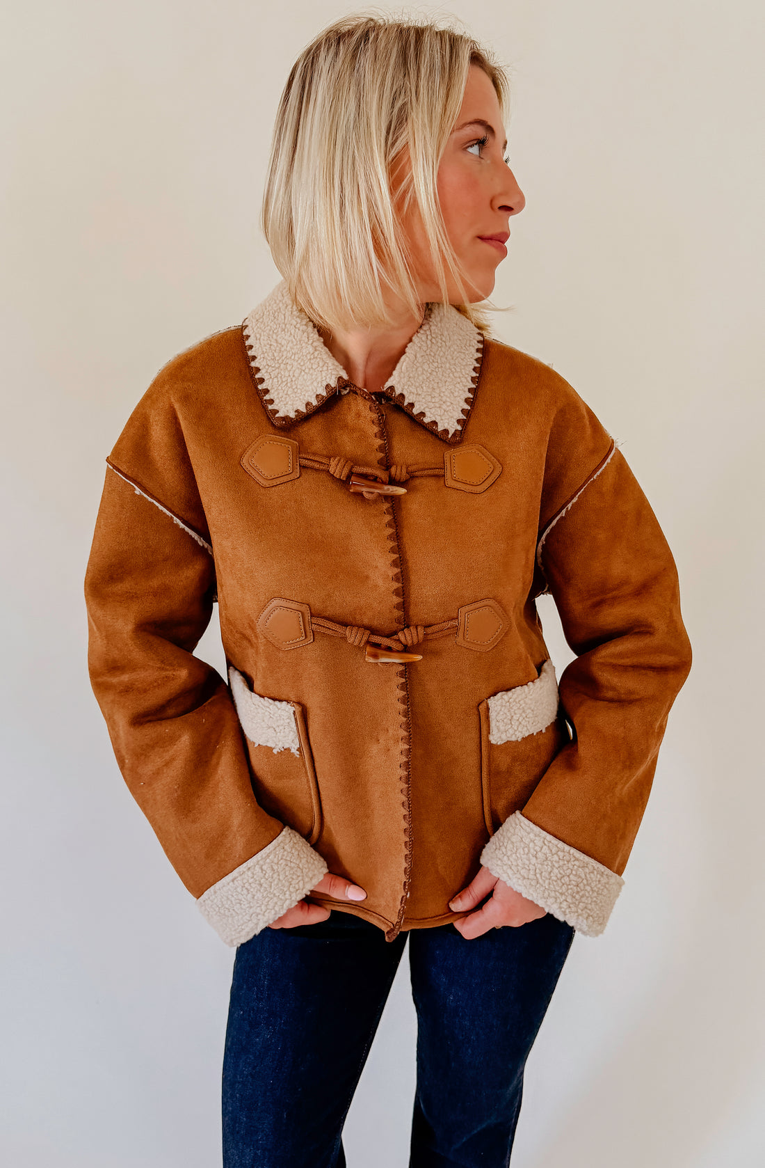 THE HAILEY SHERPA JACKET